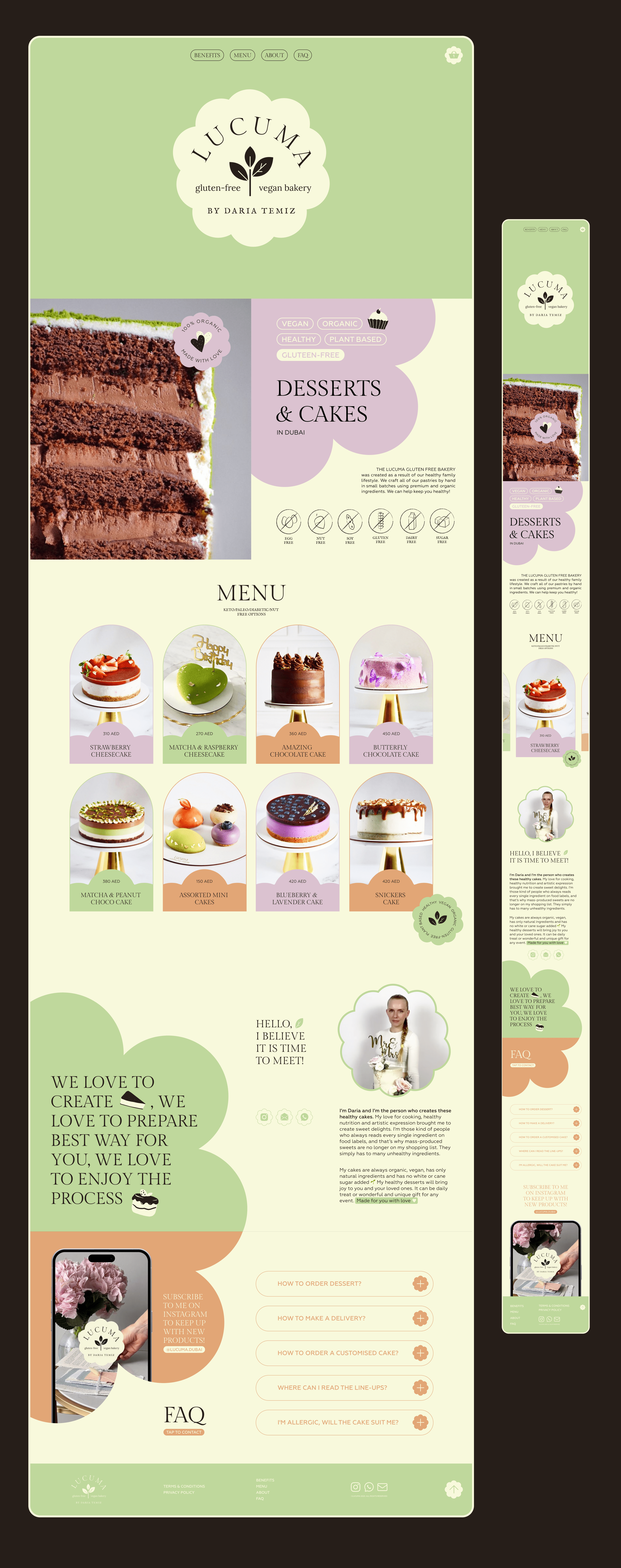 LUCUMA BAKERY | Brand identity & Web Design — Изображение №13 — Брендинг на Dprofile