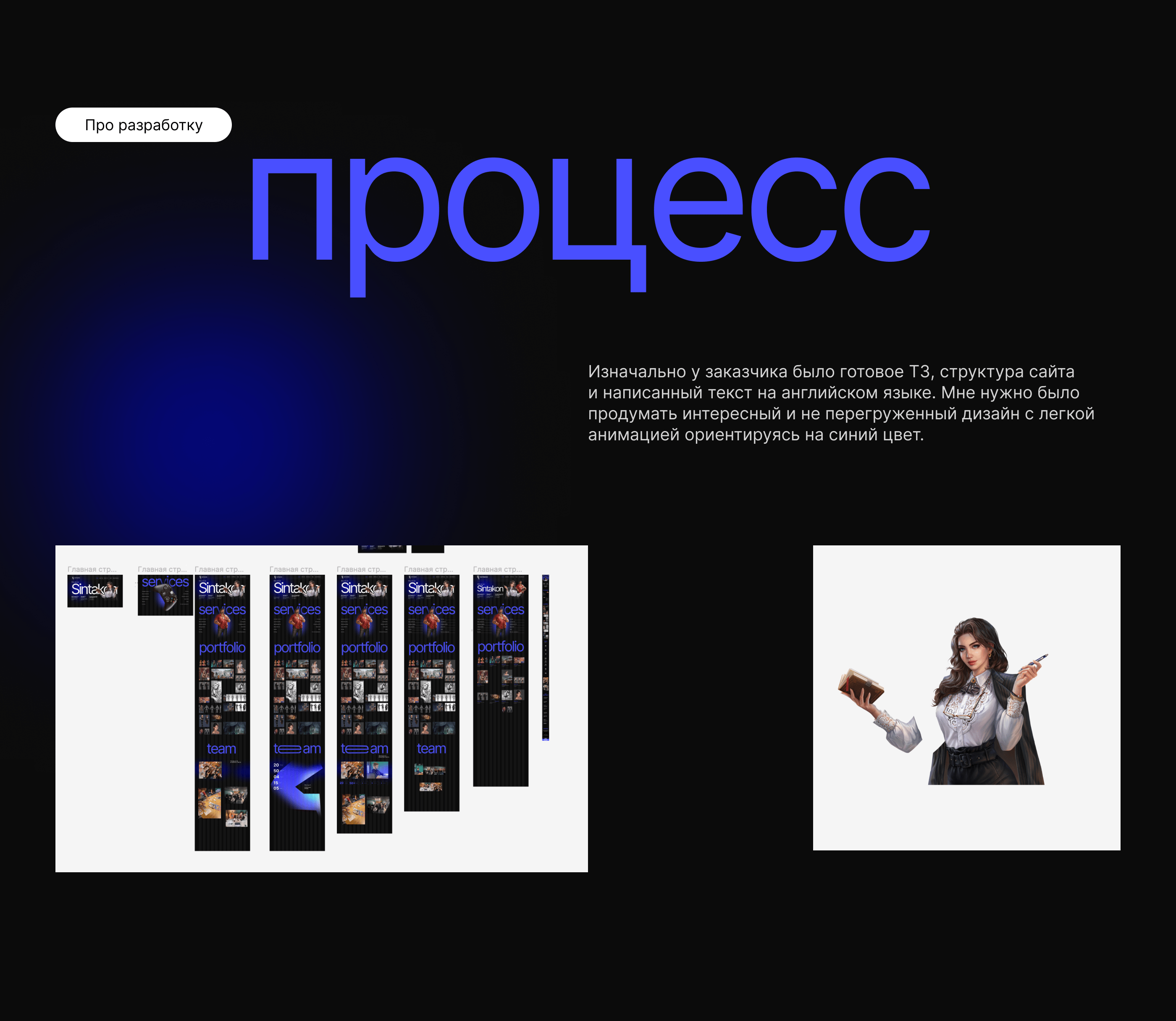 Sintakon | Landing Page — Изображение №4 — Интерфейсы на Dprofile