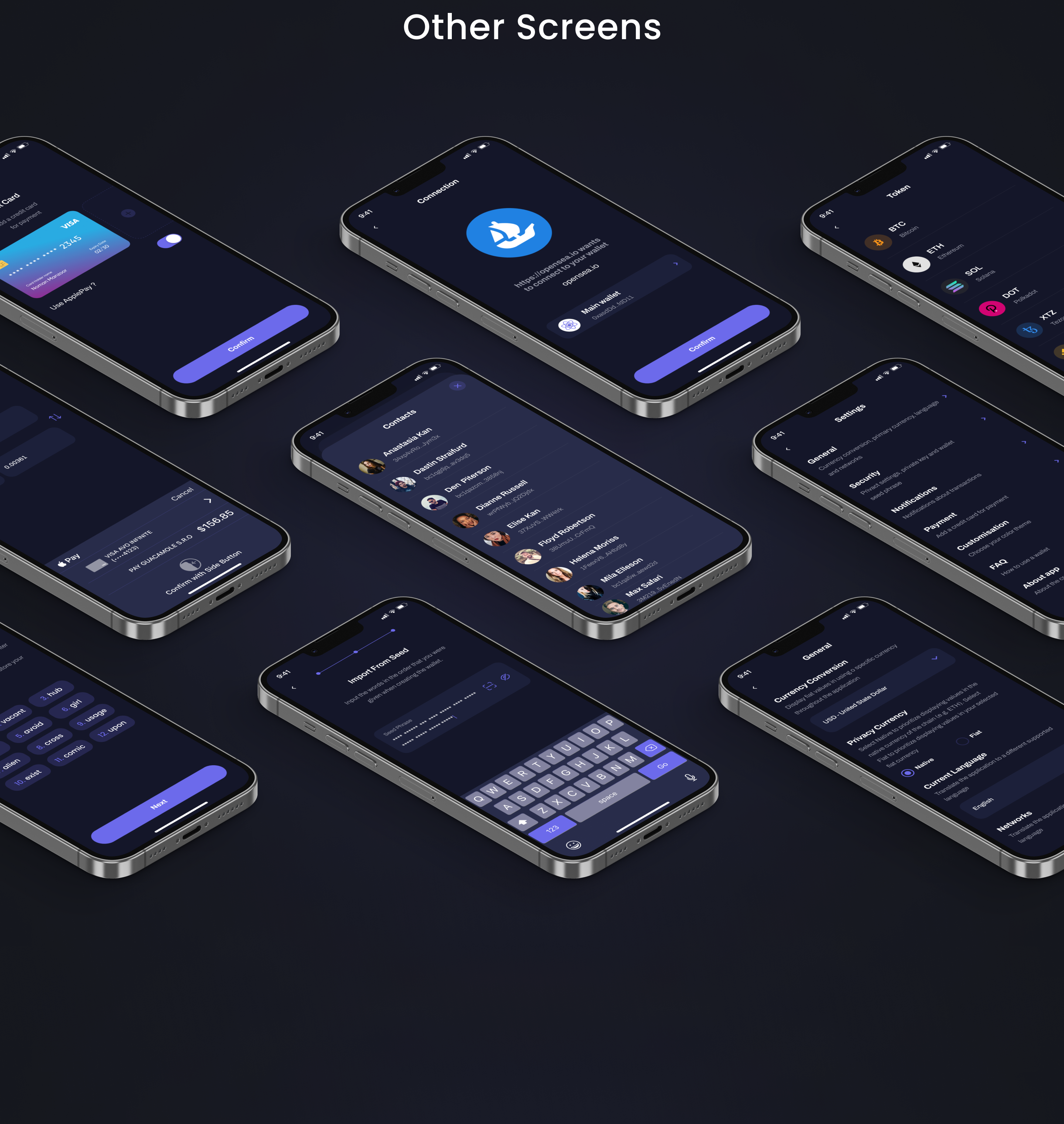 Atom Wallet. Crypto wallet app UX/UI — Изображение №17 — Интерфейсы, Брендинг, Графика на Dprofile