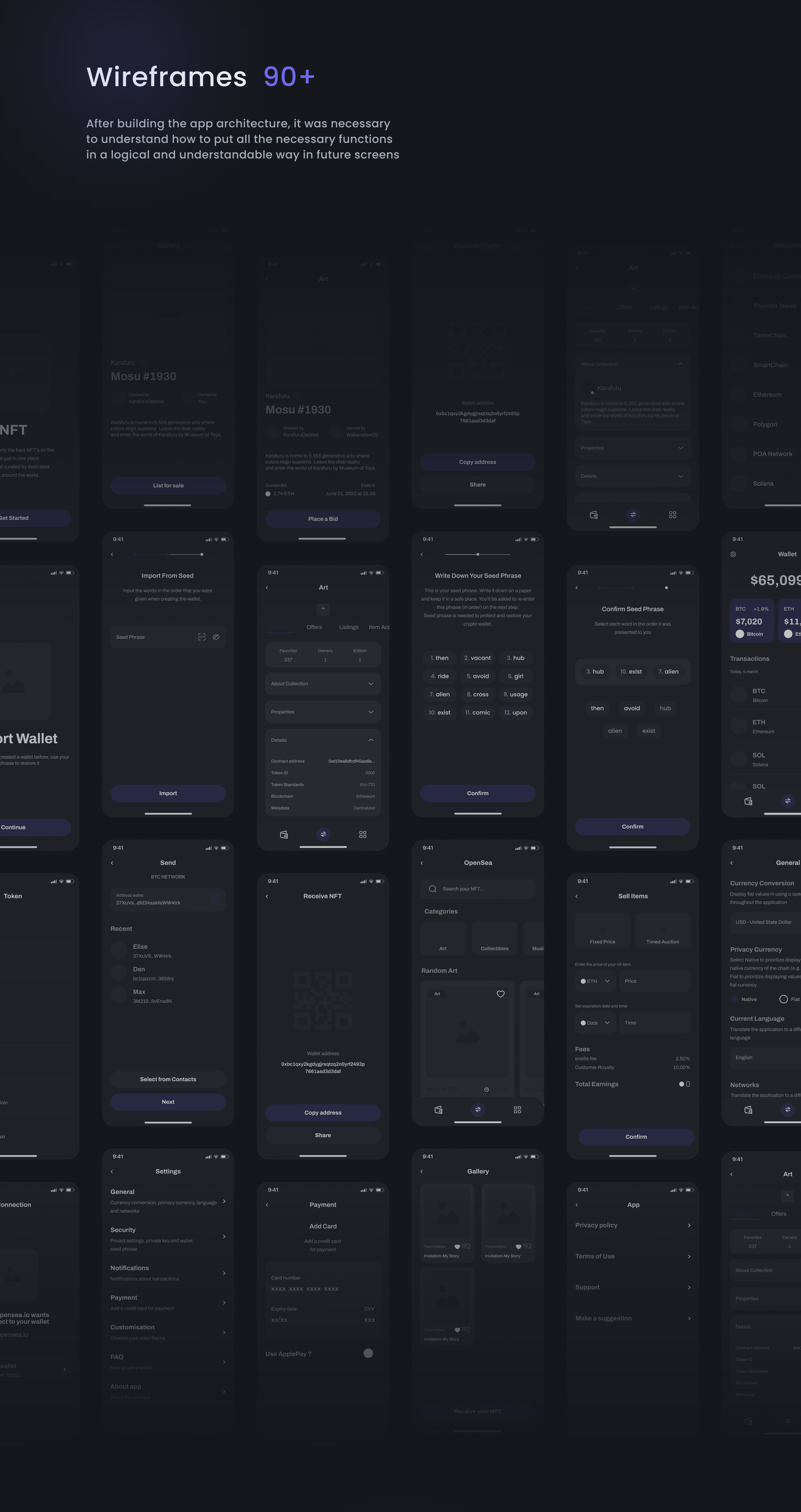Atom Wallet. Crypto wallet app UX/UI — Изображение №9 — Интерфейсы, Брендинг, Графика на Dprofile