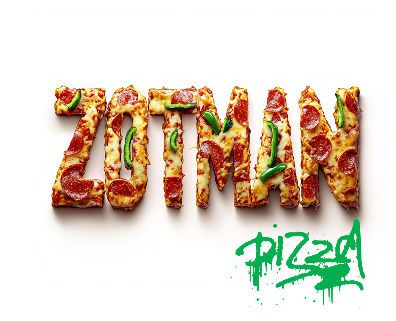 Ai креатив для zotman pizza — Иллюстрация на Dprofile