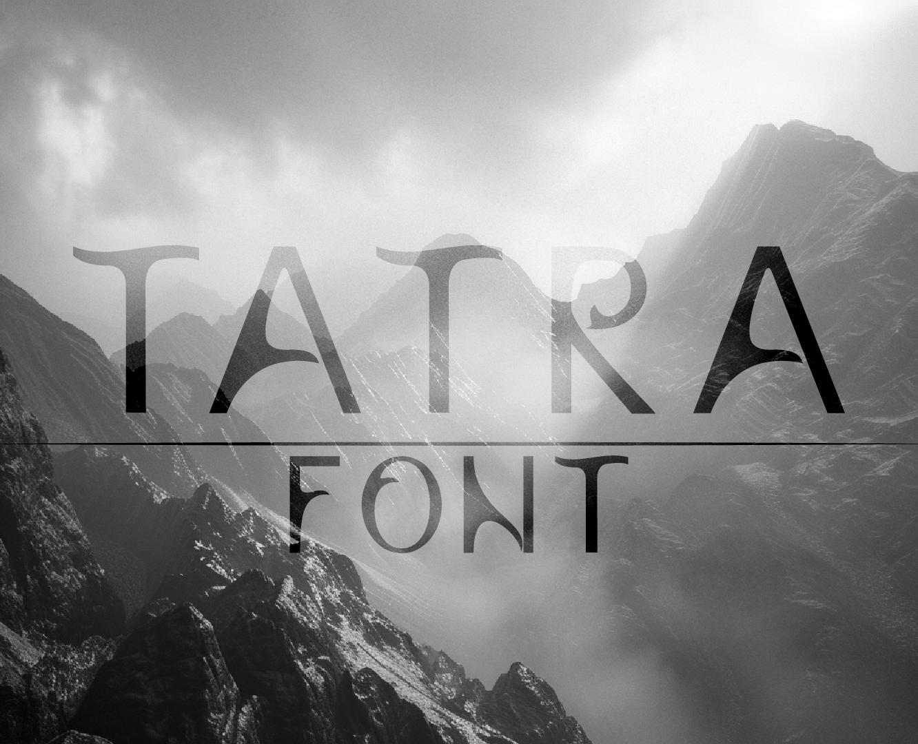Tatra font — Графика на Dprofile