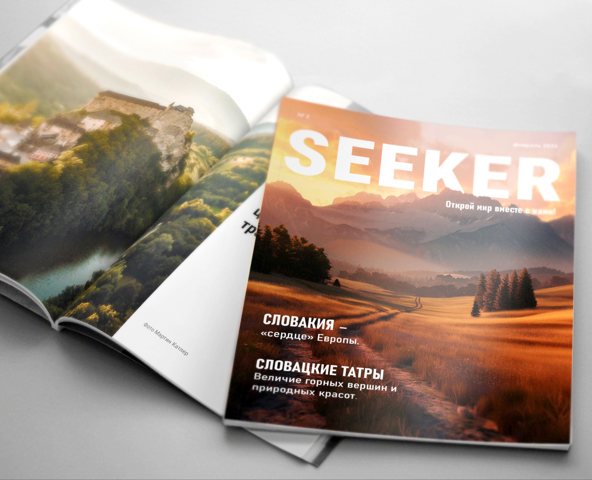 Magazine layout concept — Графика на Dprofile