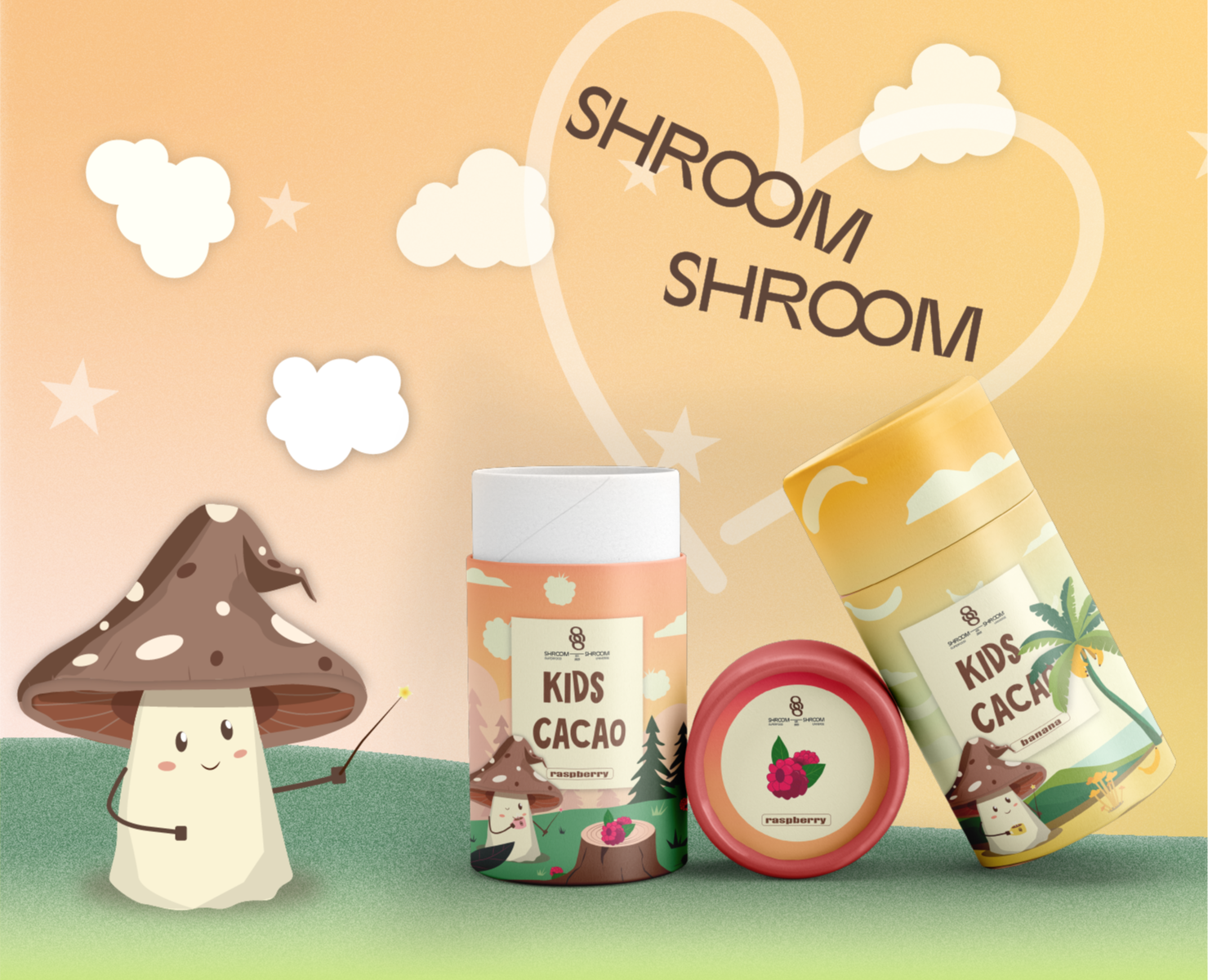 SHROOM - SHROOM illustration for the packaging — Брендинг, Иллюстрация на Dprofile