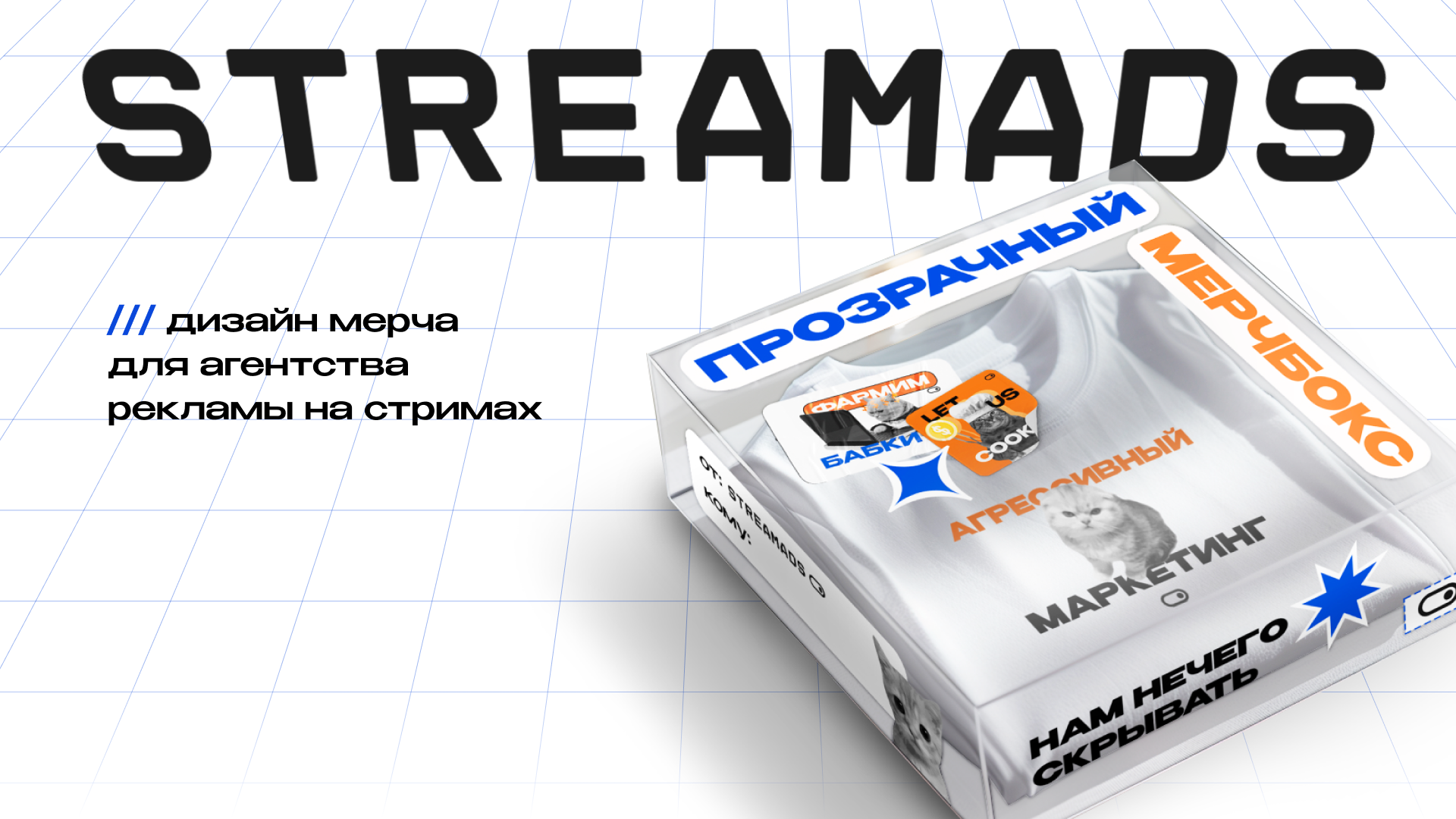 STREAMADS merch concept — Изображение №1 — Брендинг на Dprofile