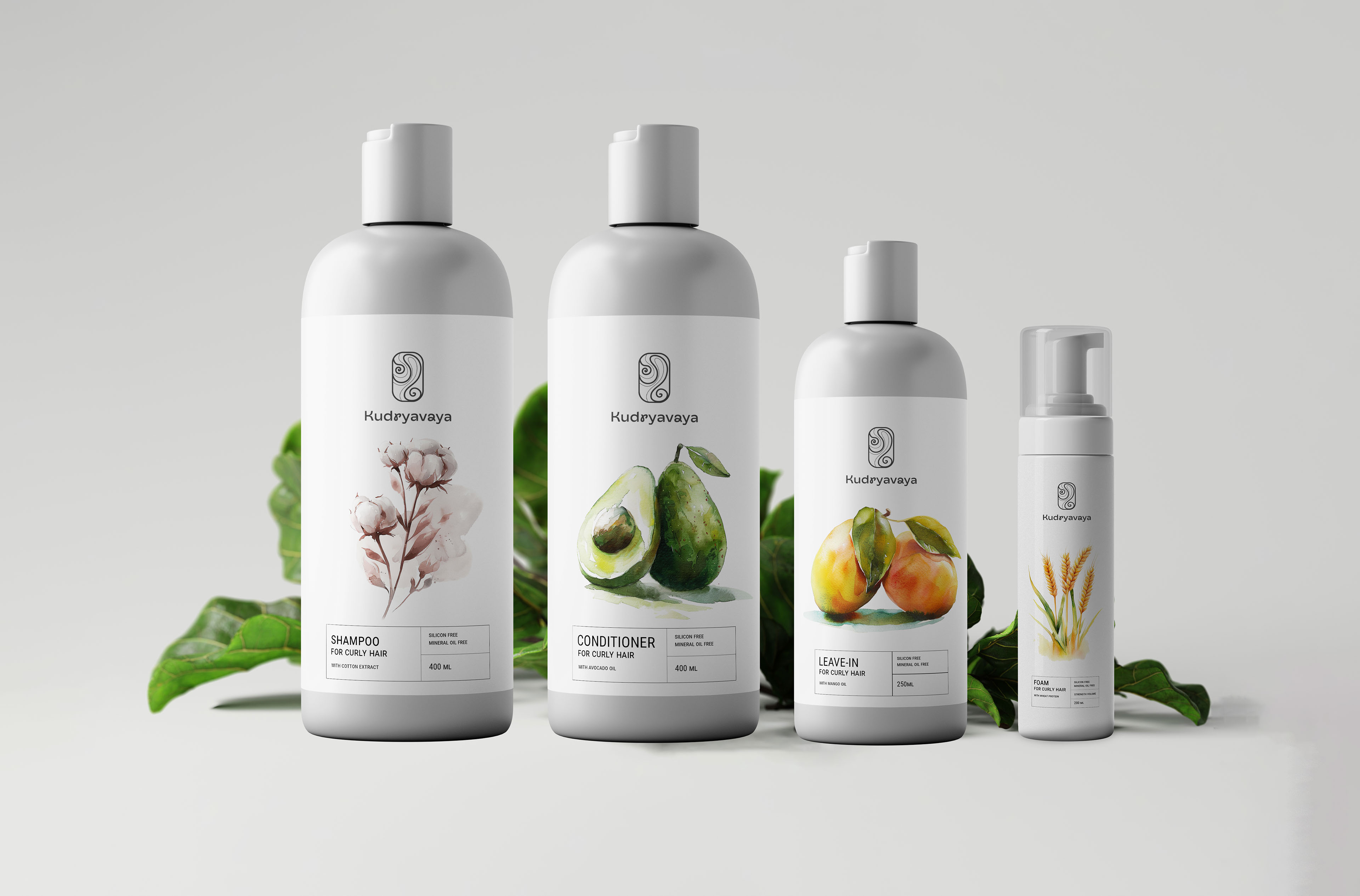 Kudryavaya | brand identity | packaging design — Изображение №6 — Брендинг на Dprofile