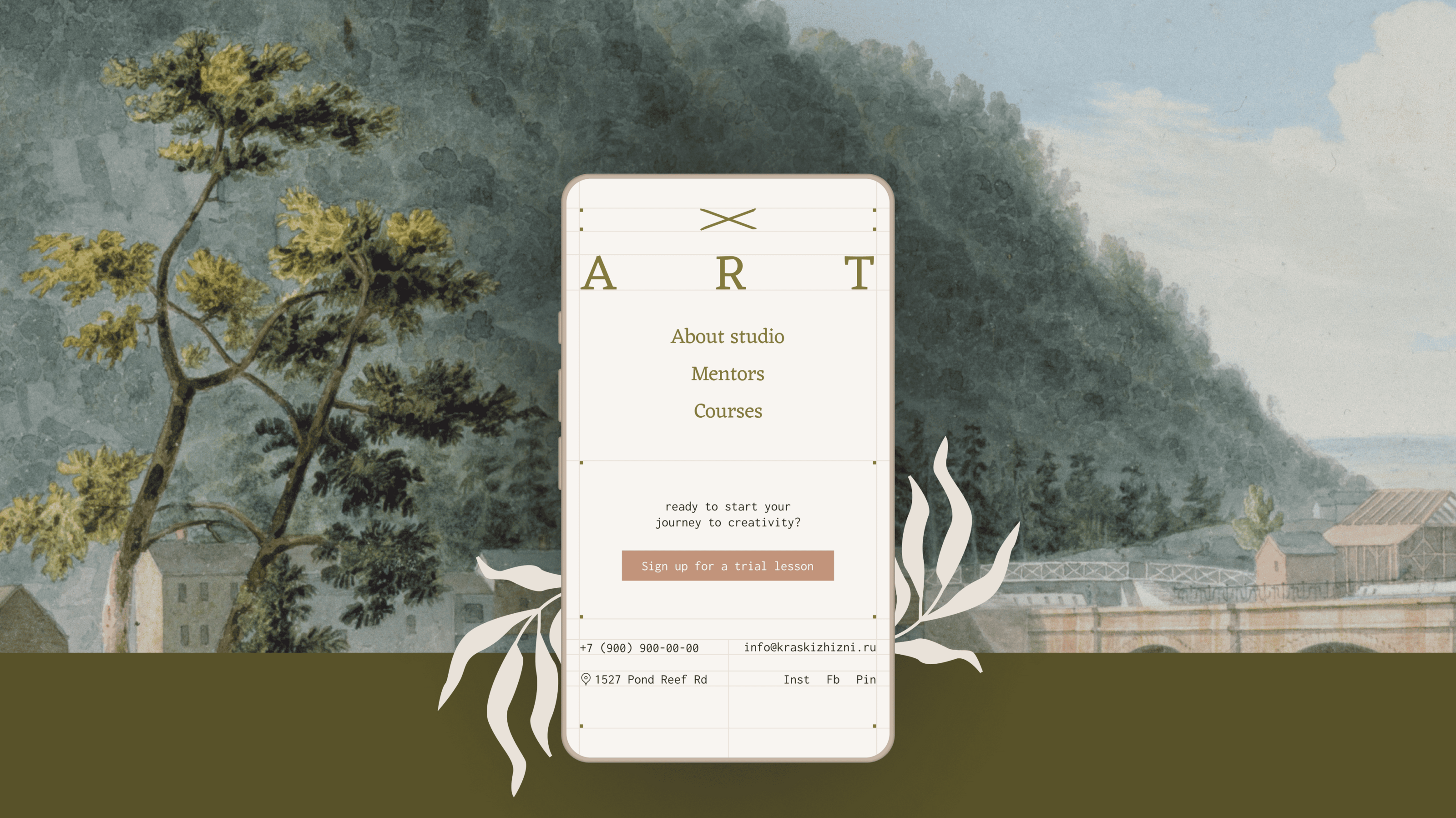 Website Art Studio — Изображение №14 — Интерфейсы на Dprofile