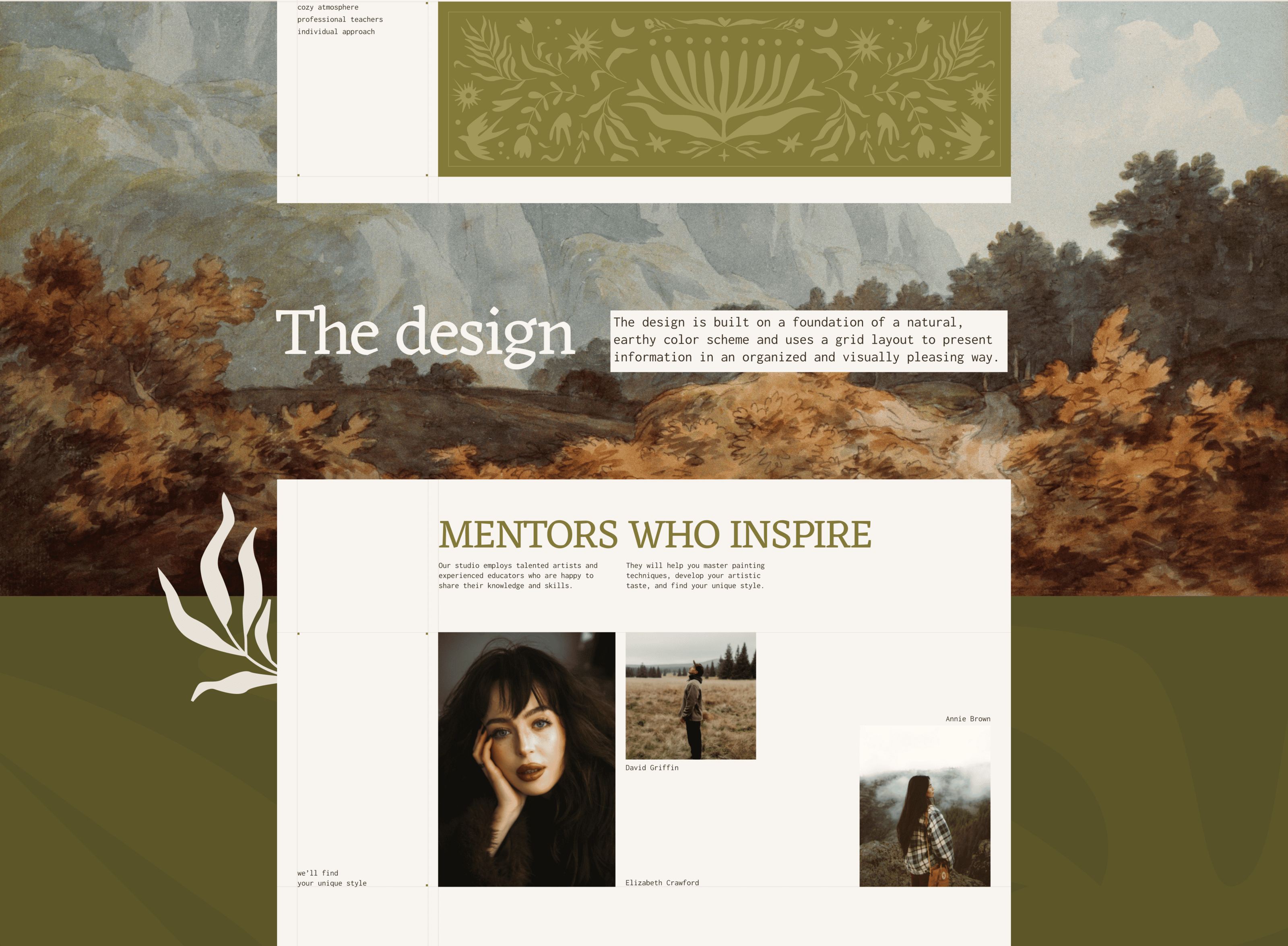 Website Art Studio — Изображение №3 — Интерфейсы на Dprofile