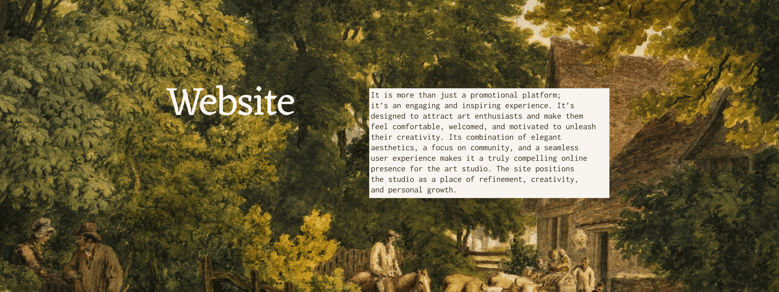 Website Art Studio — Изображение №6 — Интерфейсы на Dprofile