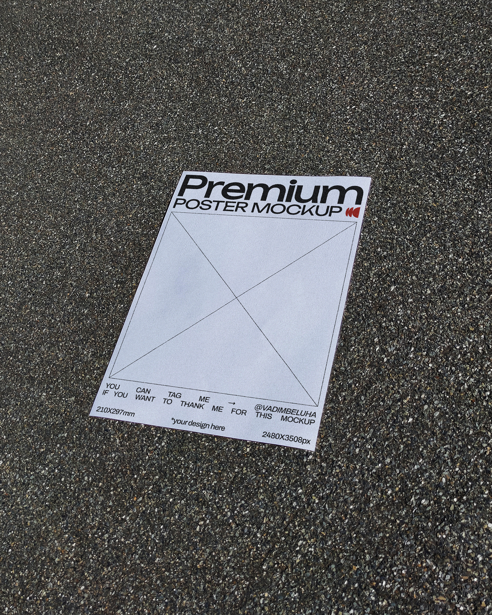 Free Premium Poster Mockup Set (A4) — Изображение №12 — Брендинг, Графика на Dprofile