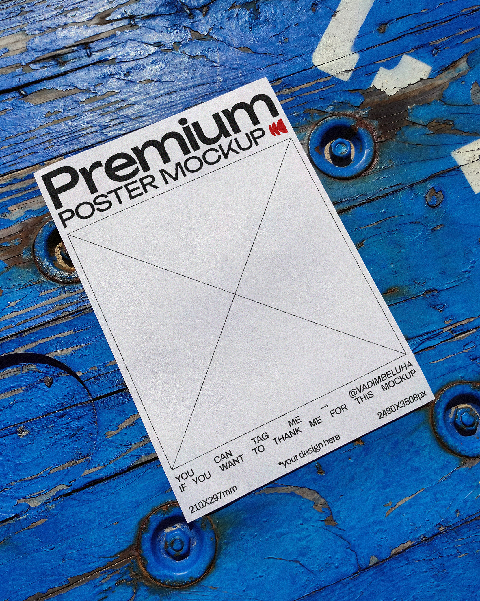 Free Premium Poster Mockup Set (A4) — Изображение №8 — Брендинг, Графика на Dprofile