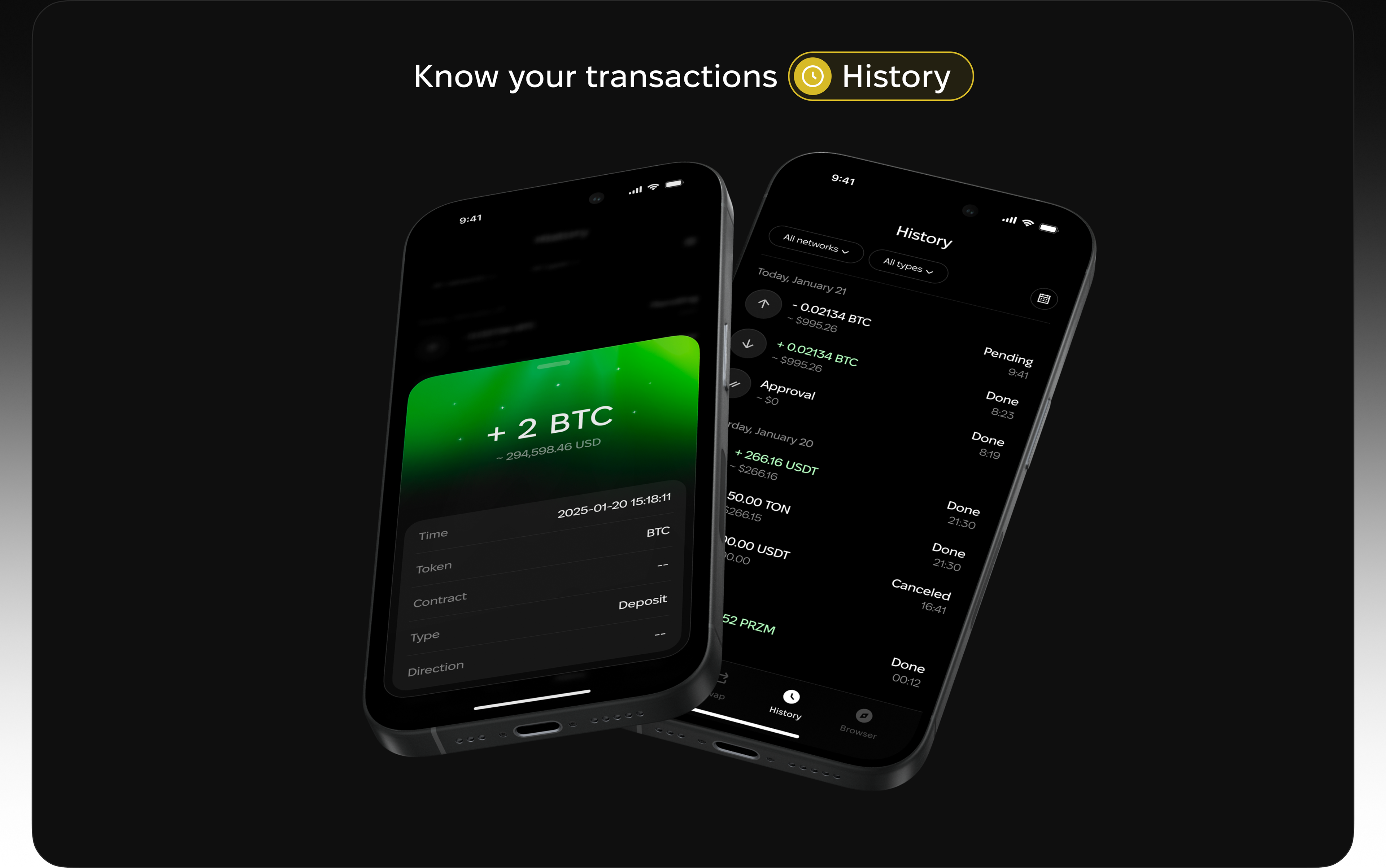 Prizm - Web3 crypto wallet app — Изображение №8 — Интерфейсы на Dprofile