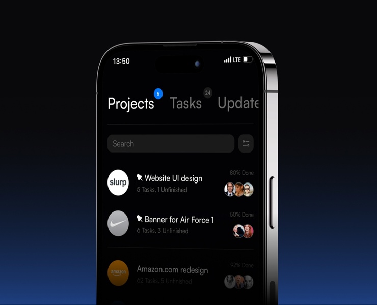 Otto - Project management app powered by AI — Интерфейсы, Брендинг на Dprofile