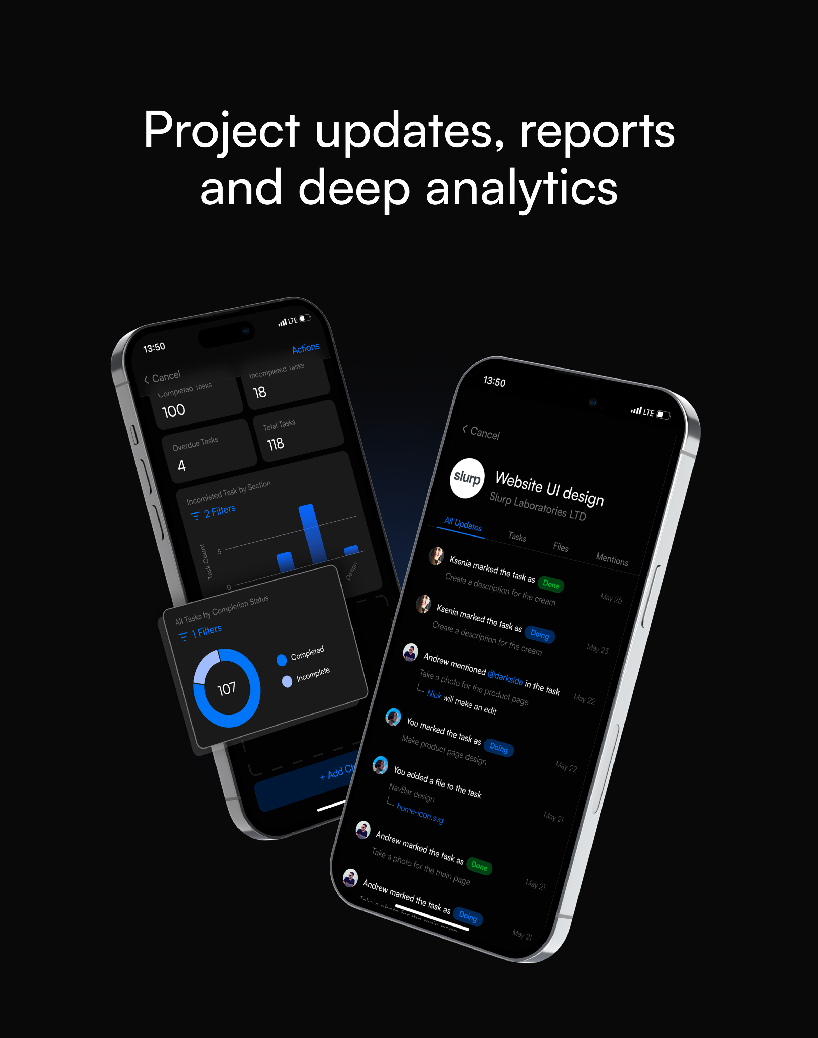 Otto - Project management app powered by AI — Изображение №4 — Интерфейсы, Брендинг на Dprofile