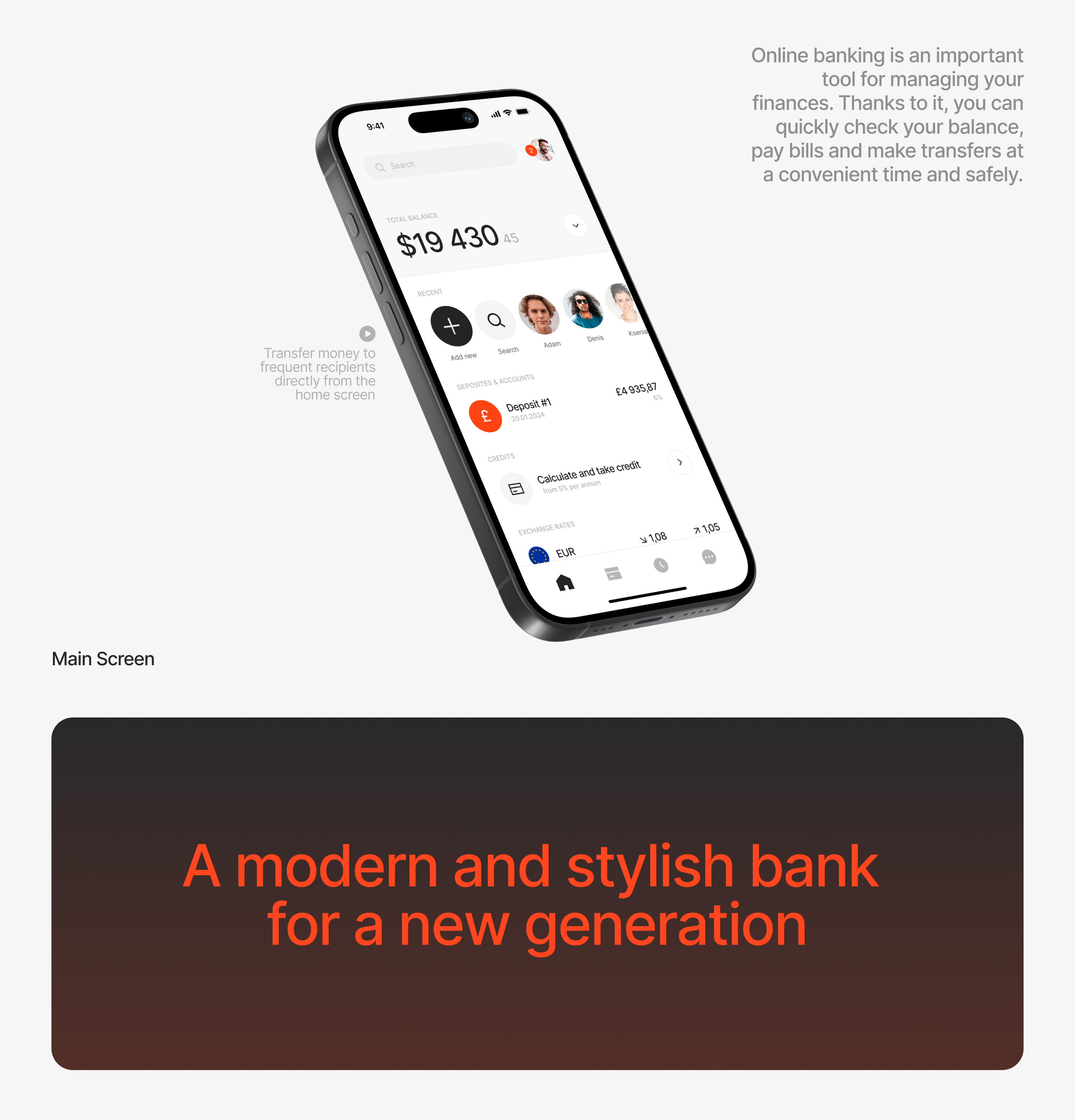 Lendy - Bank Mobile App — Изображение №3 — Интерфейсы, Анимация на Dprofile