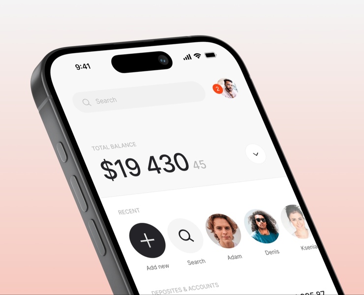Lendy - Bank Mobile App — Интерфейсы, Анимация на Dprofile
