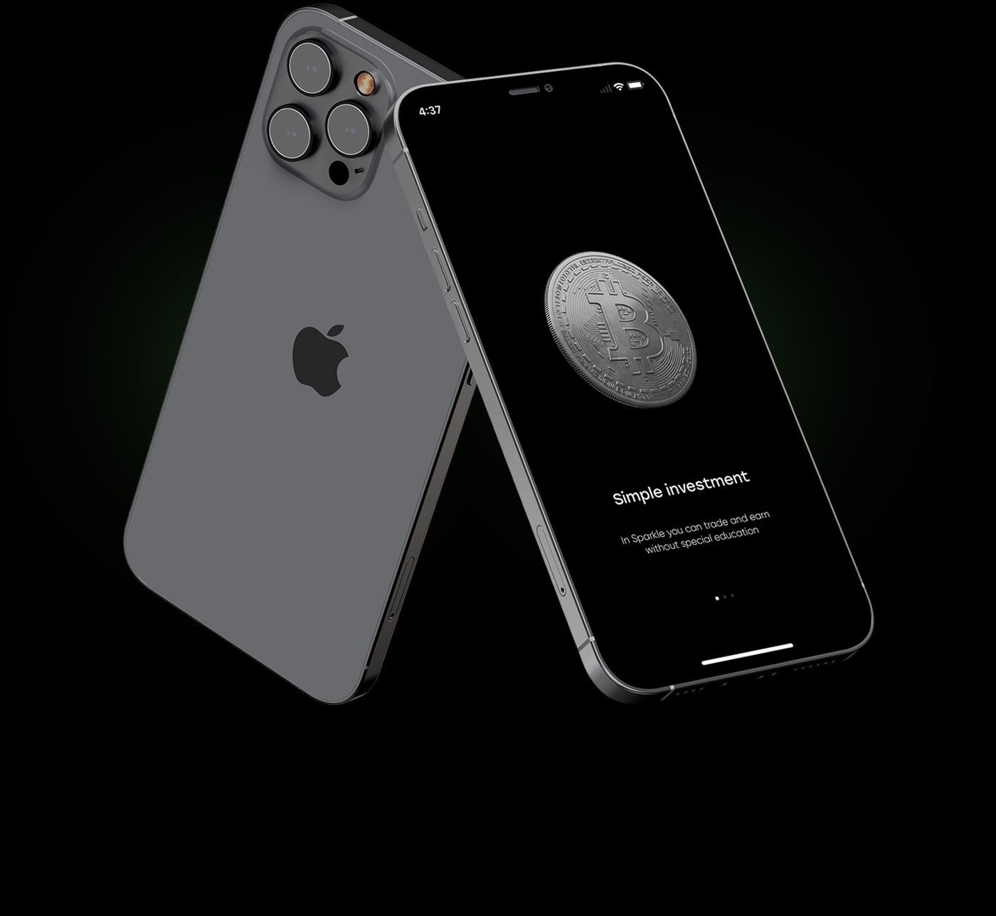 Sparkle - crypto investment app UI — Изображение №3 — Интерфейсы, Брендинг, Анимация на Dprofile