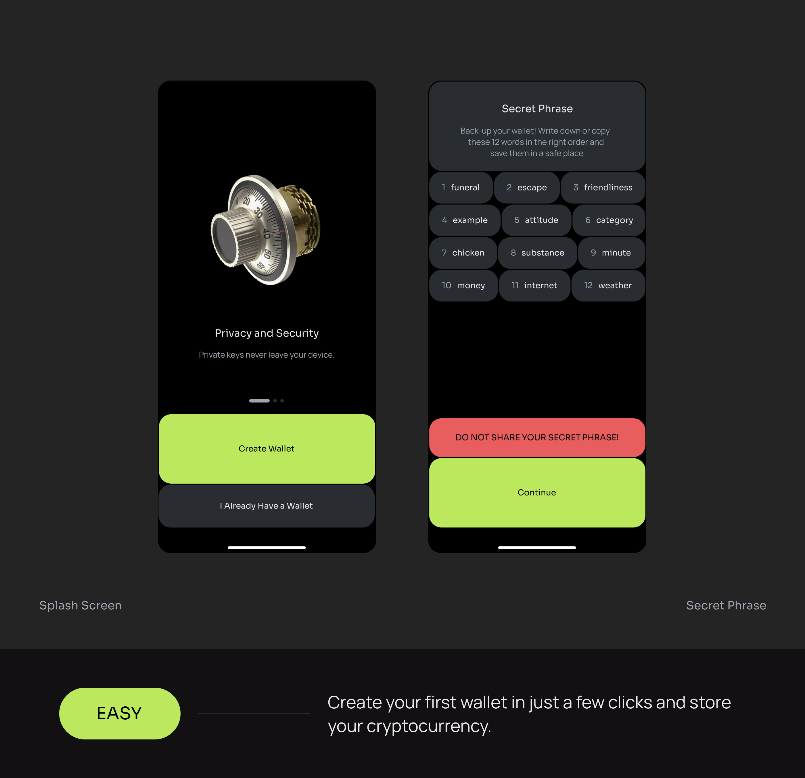 Atom - MultiChain Crypto Wallet App UI — Изображение №5 — Интерфейсы, Брендинг, Графика на Dprofile