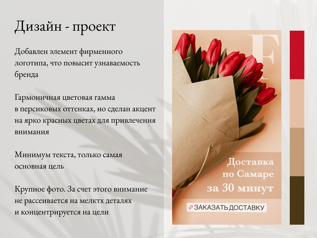 Дизайн для социальных сетей для цветочного магазина — Изображение №5 — Интерфейсы, Графика на Dprofile