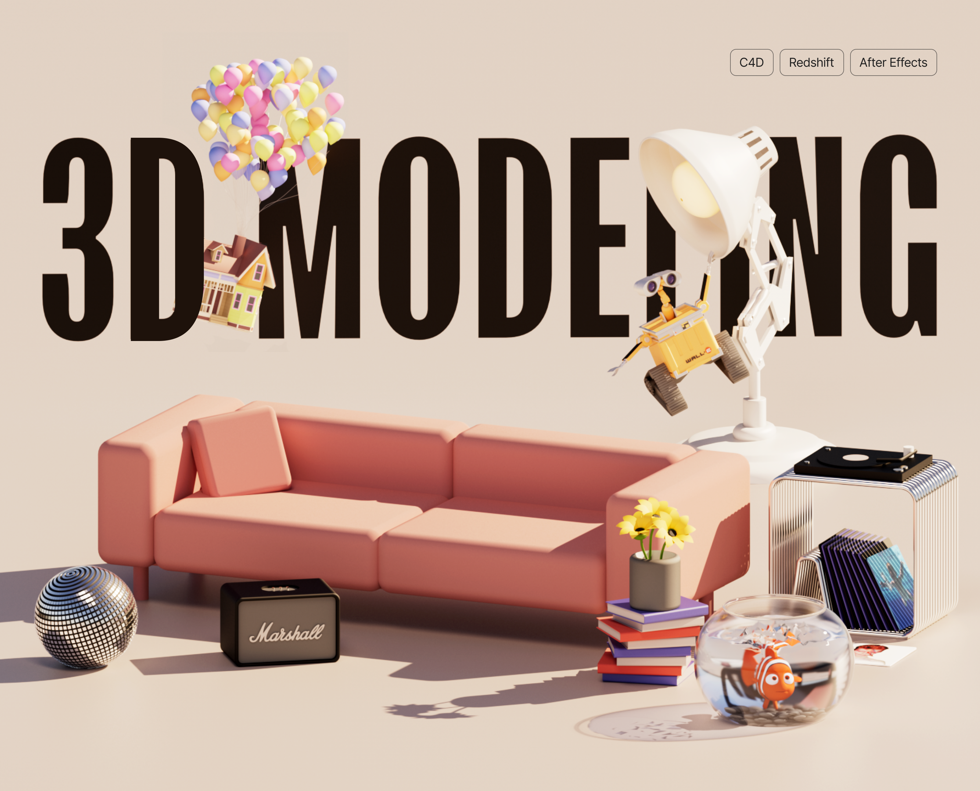 3D ROOM | POSTER — Изображение №1 — 3D, Анимация на Dprofile