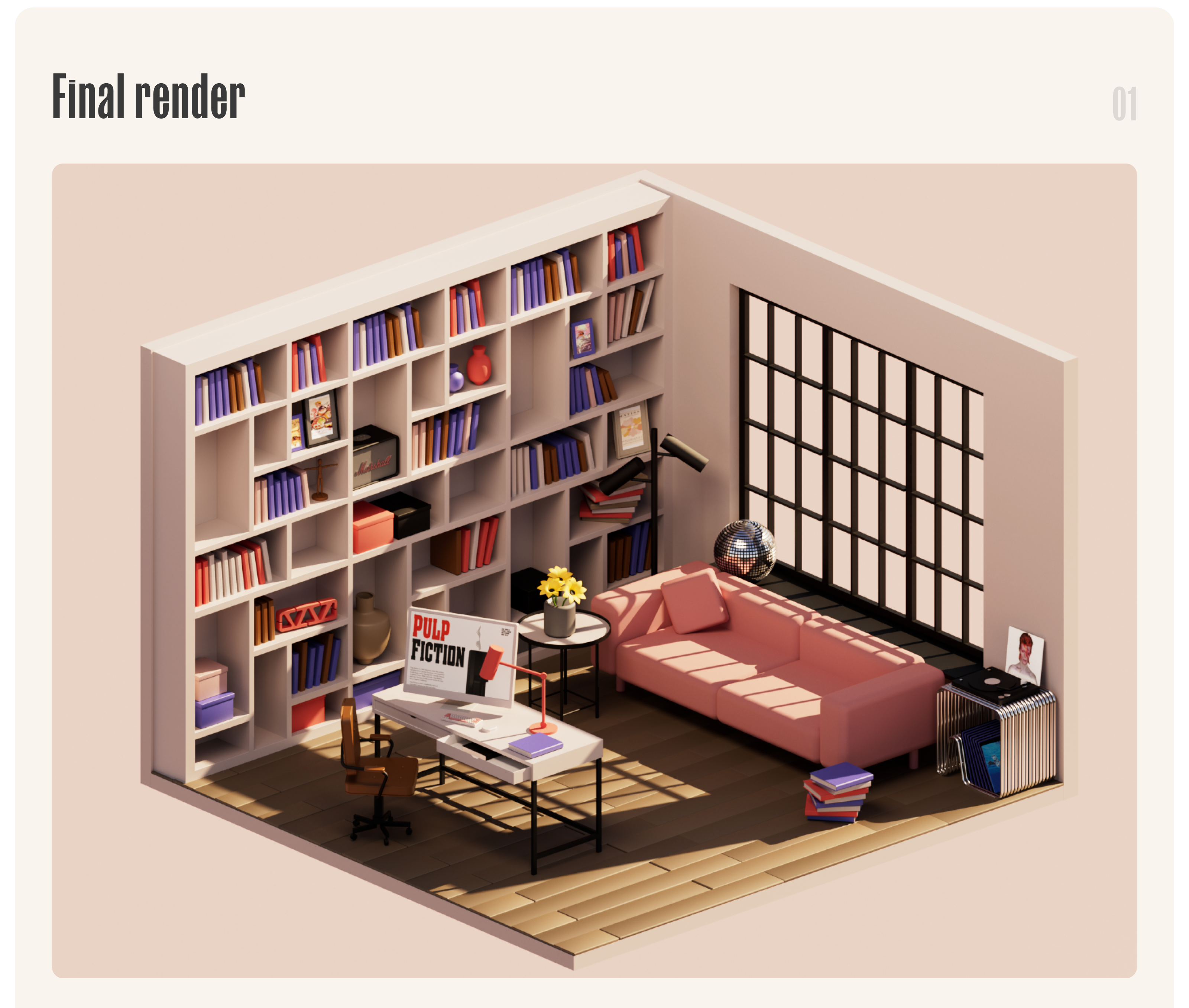 3D ROOM | POSTER — Изображение №3 — 3D, Анимация на Dprofile