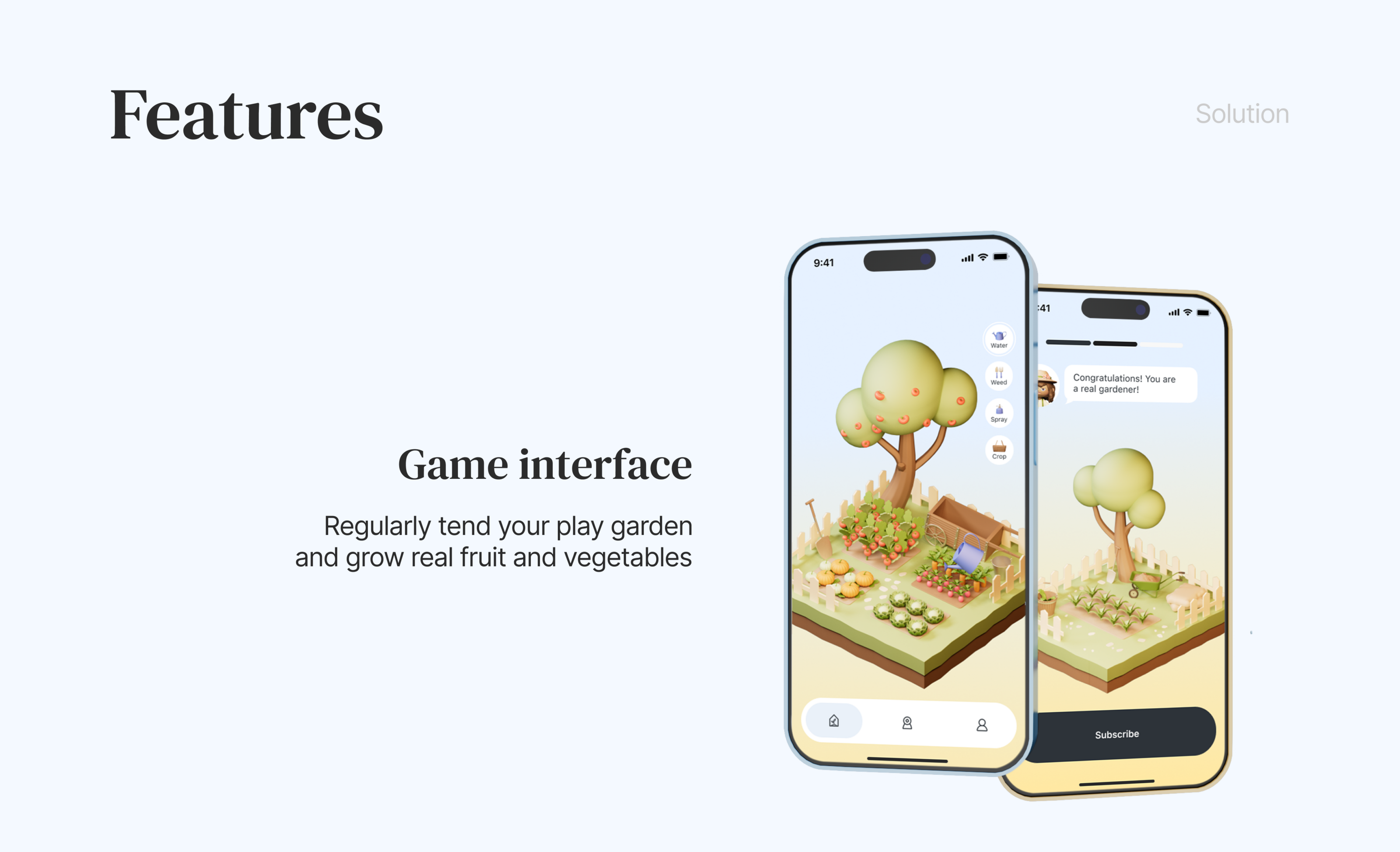 Garden | Mobile App — Изображение №5 — Интерфейсы, 3D на Dprofile