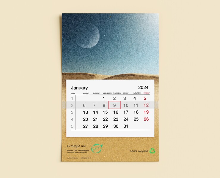 Календарь на 2024 год — Графика, Маркетинг на Dprofile