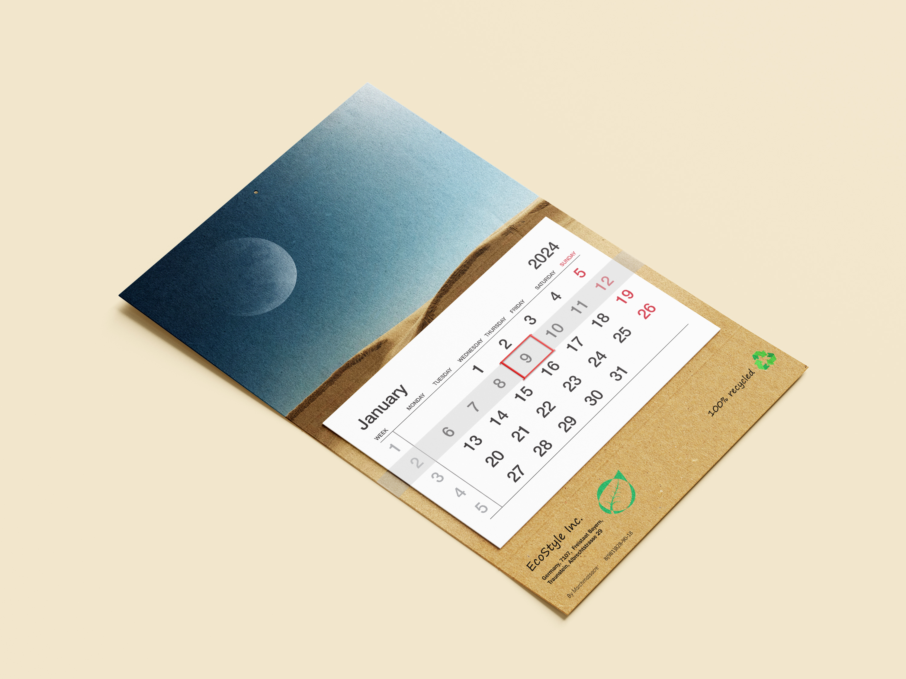 Календарь на 2024 год — Изображение №1 — Графика, Маркетинг на Dprofile