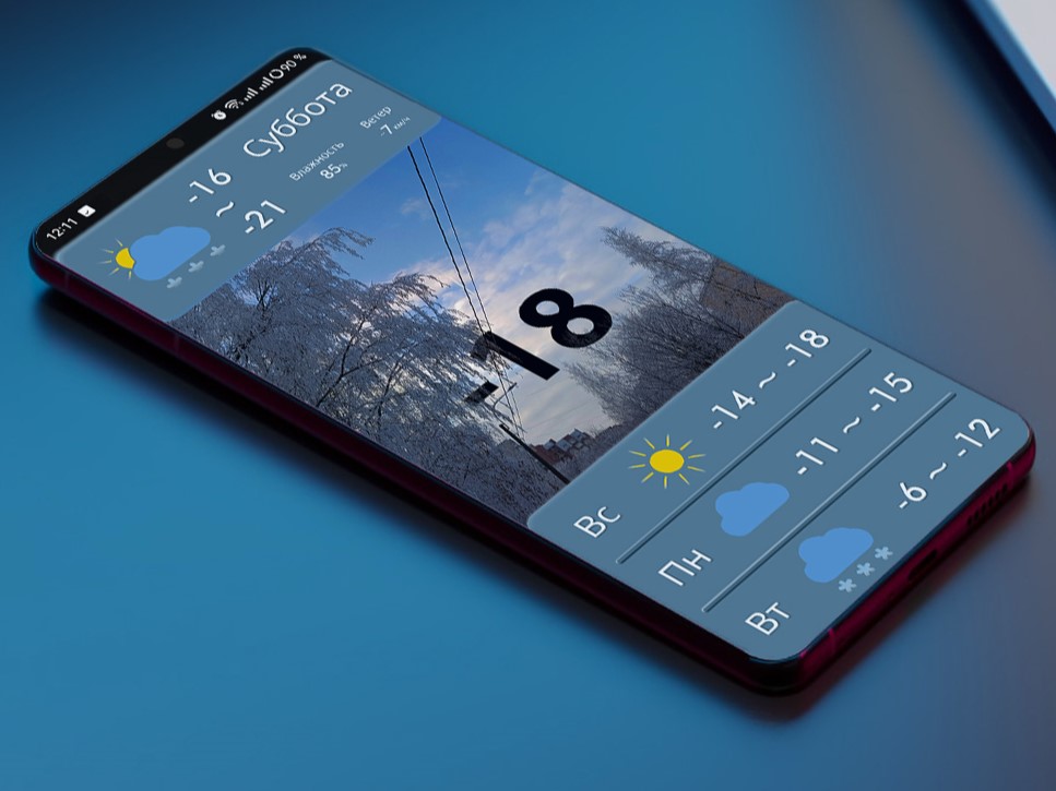Weather Design — Изображение №2 — Графика, Интерфейсы на Dprofile