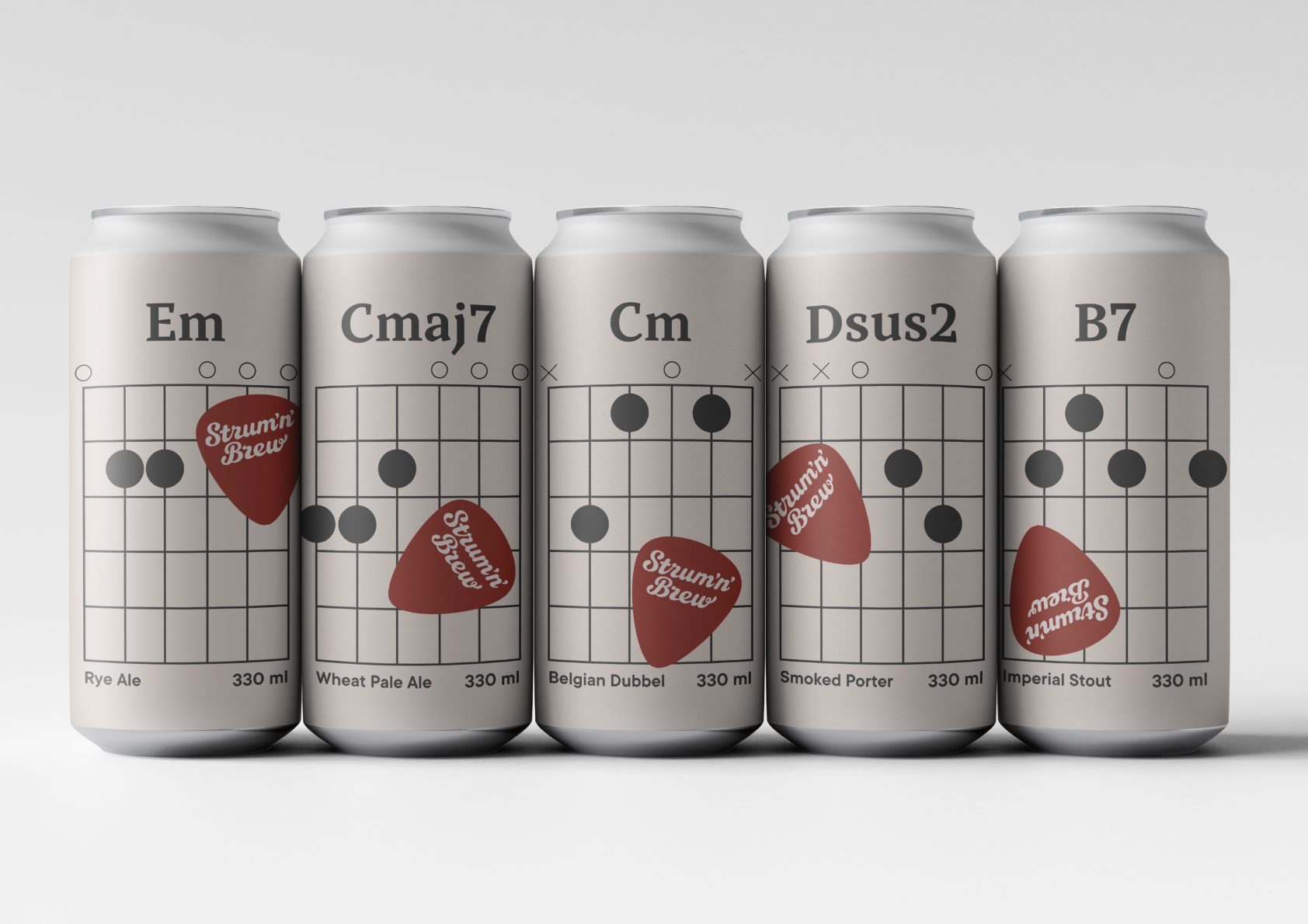 Крафтовое пиво Strum’n'Brew — Изображение №1 — Брендинг на Dprofile