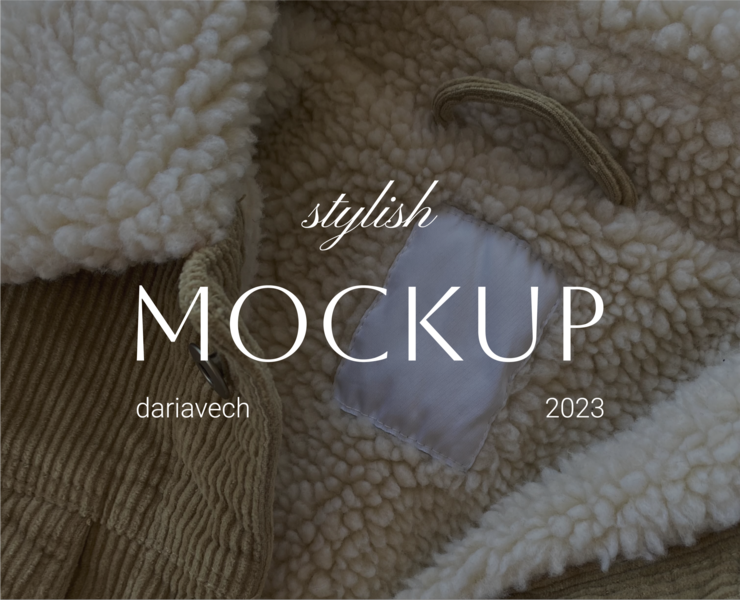 MOCKUP of the jacket — Графика, Маркетинг на Dprofile