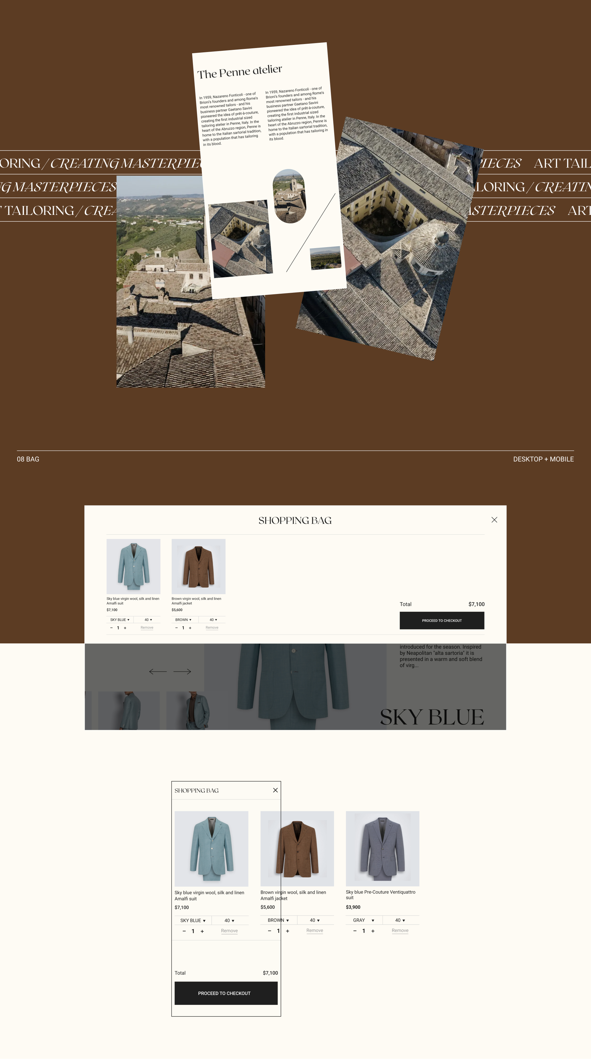 BRIONI - website redisign — Изображение №12 — Интерфейсы на Dprofile