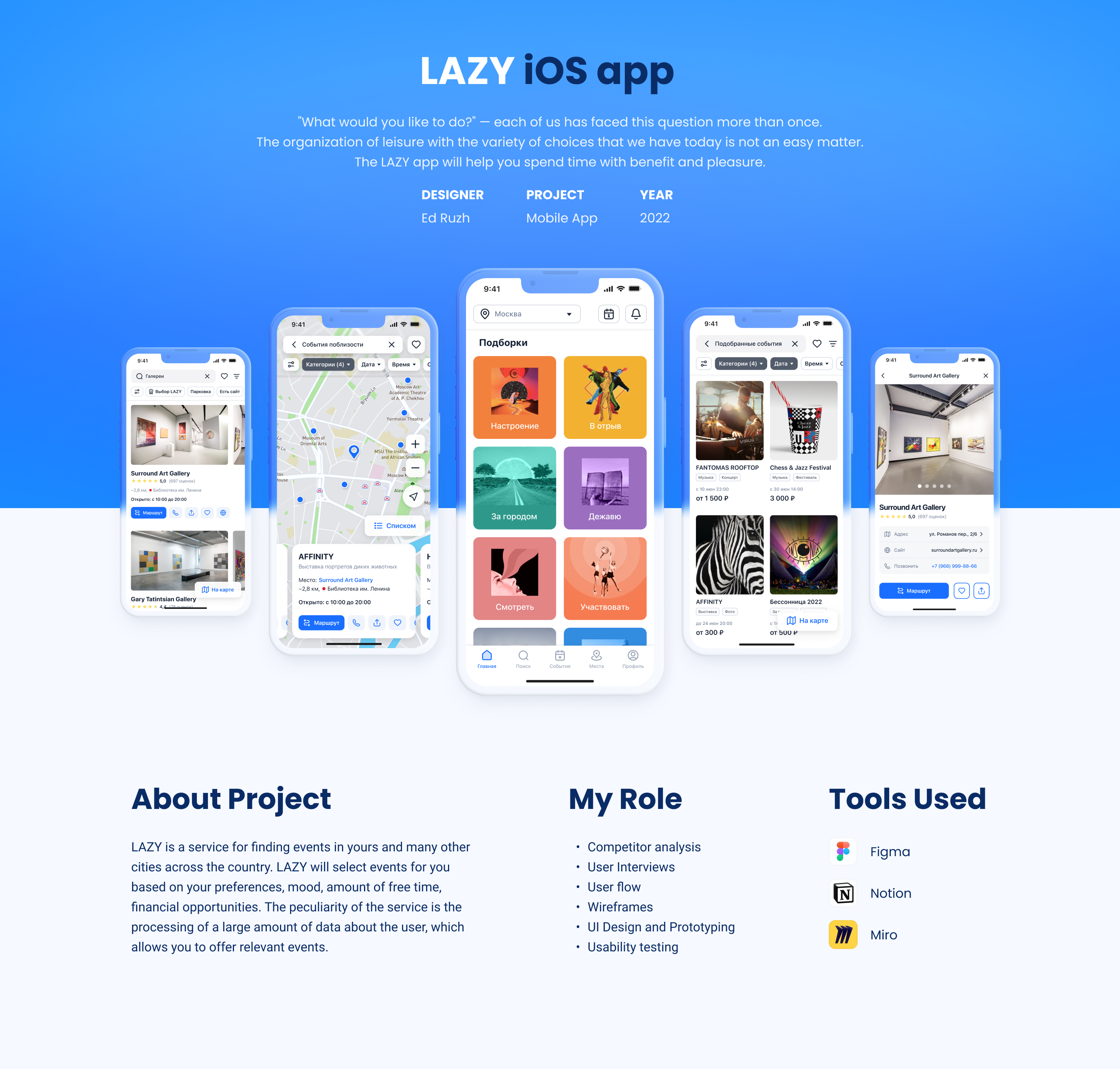 Mobile App UI/UX Case Study — Изображение №1 — Интерфейсы на Dprofile