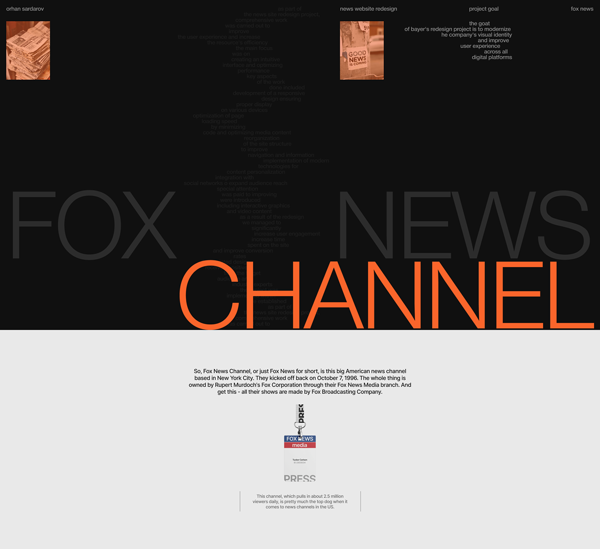 Fox News | Новый взгляд | Redesign — Изображение №1 — Интерфейсы на Dprofile