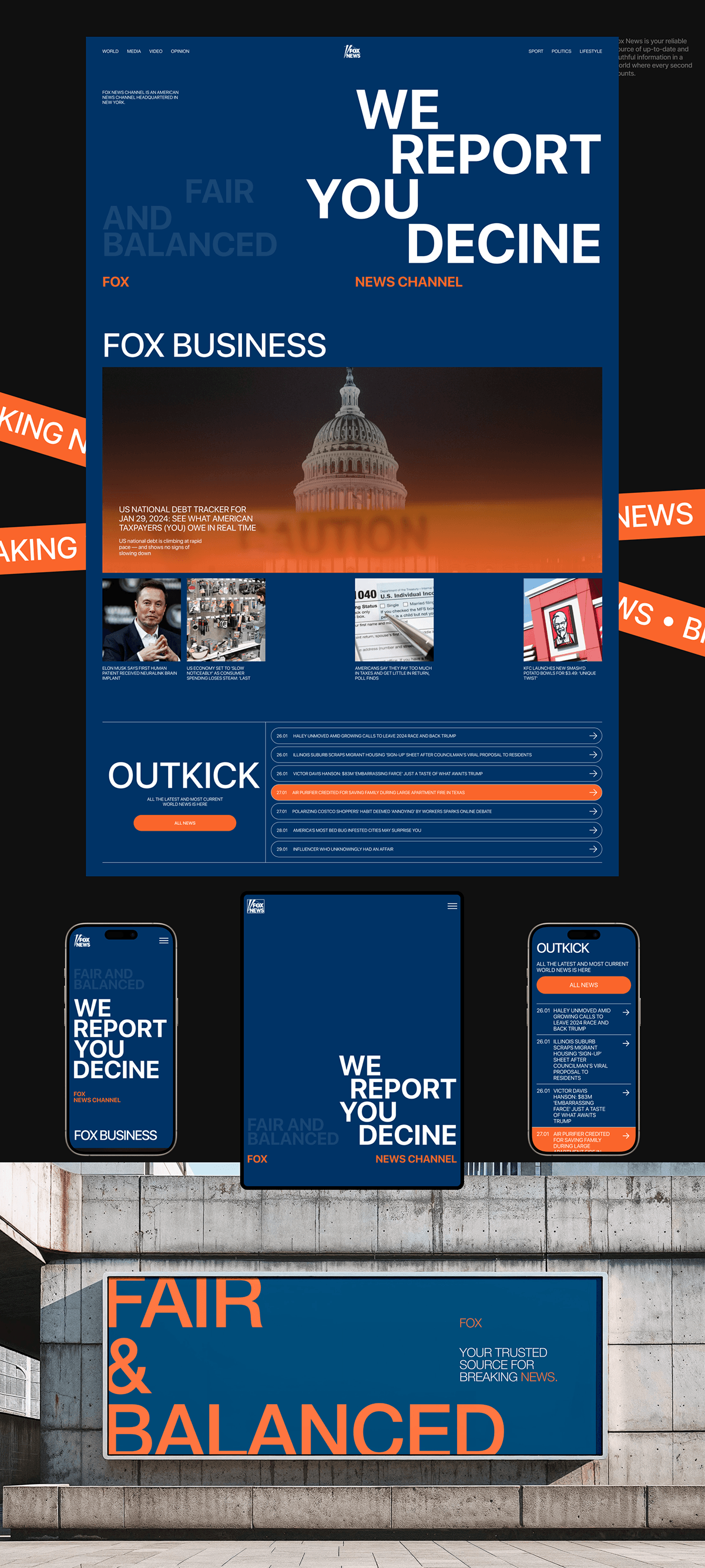 Fox News | Новый взгляд | Redesign — Изображение №2 — Интерфейсы на Dprofile