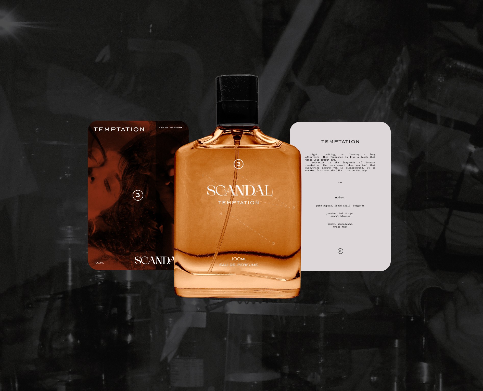 SCANDAL parfume | visual identity на Dprofile