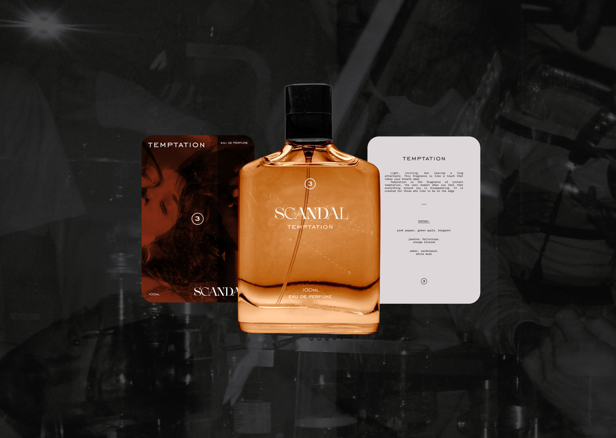 SCANDAL parfume | visual identity — Изображение №3 — Брендинг на Dprofile