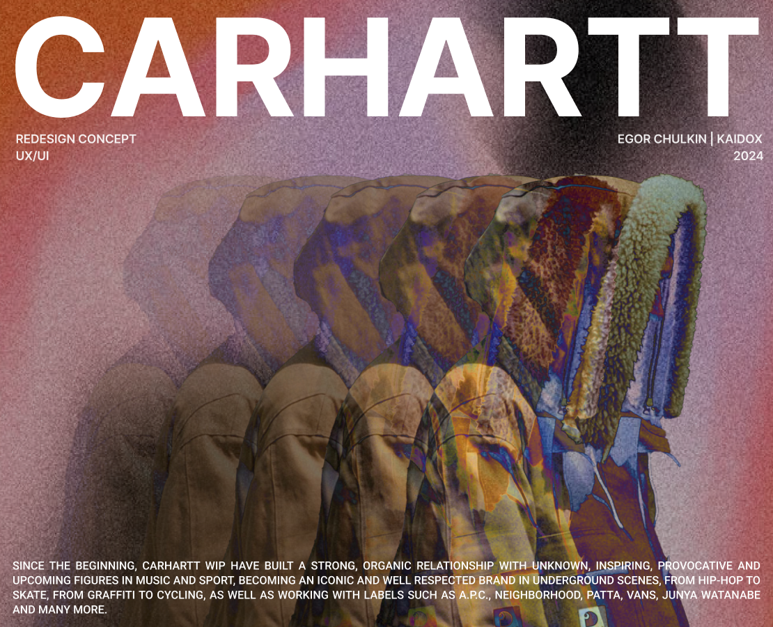 Carhartt WIP | E-commerce redesign concept на Dprofile
