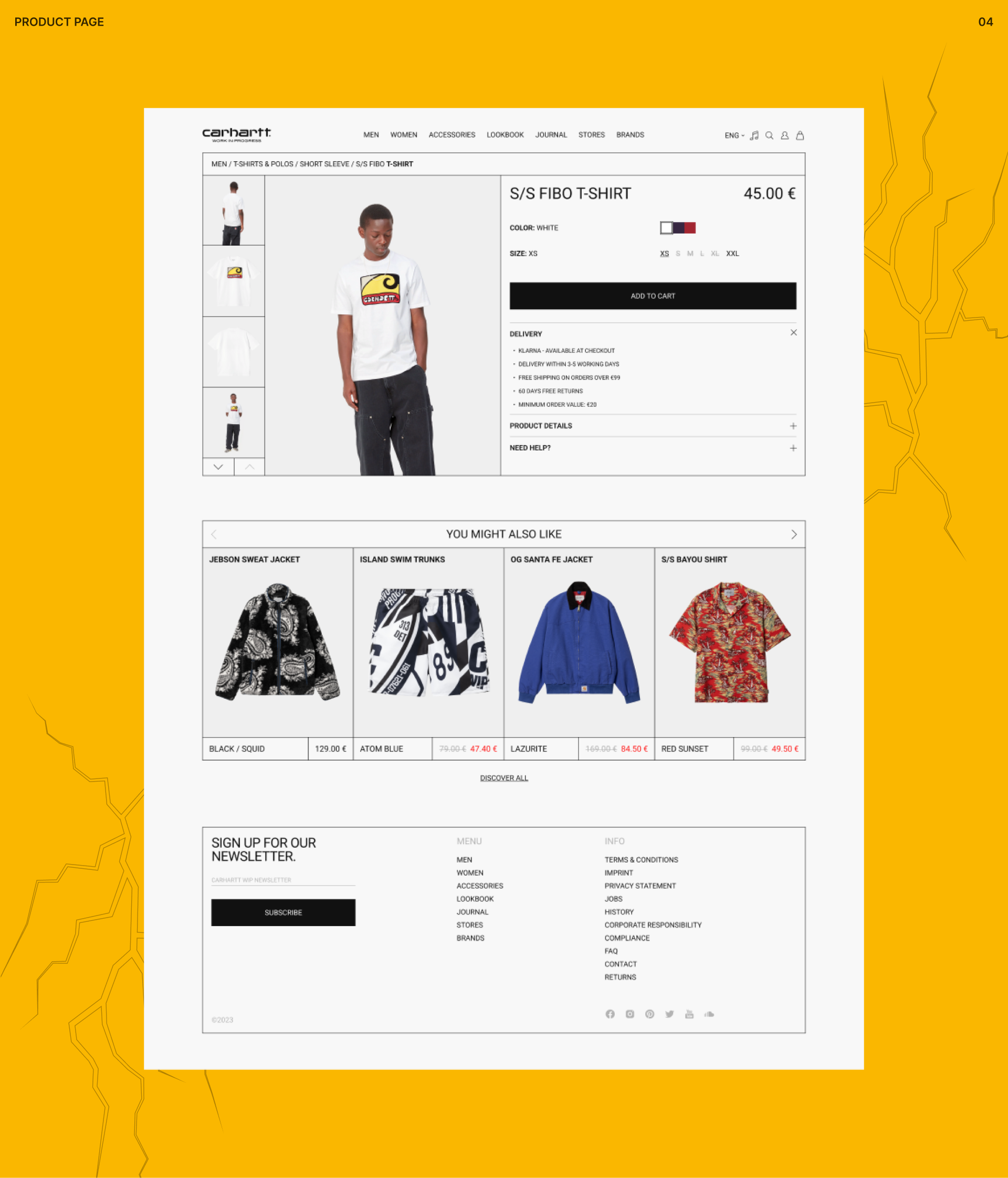 Carhartt WIP | E-commerce redesign concept — Изображение №5 — Интерфейсы на Dprofile