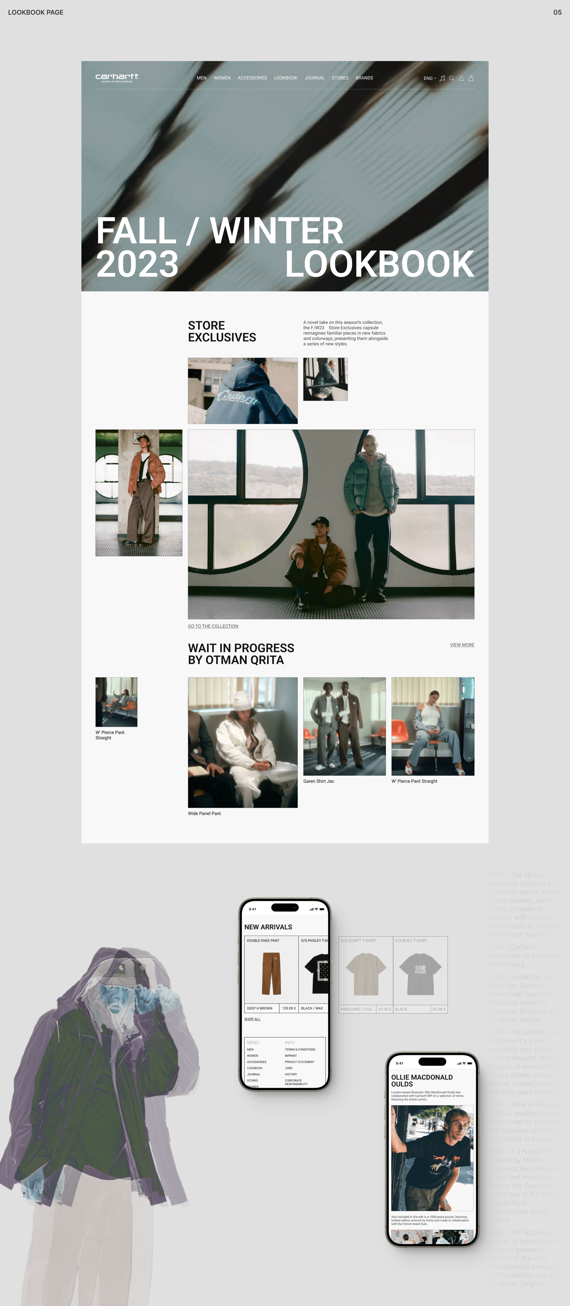 Carhartt WIP | E-commerce redesign concept — Изображение №7 — Интерфейсы на Dprofile