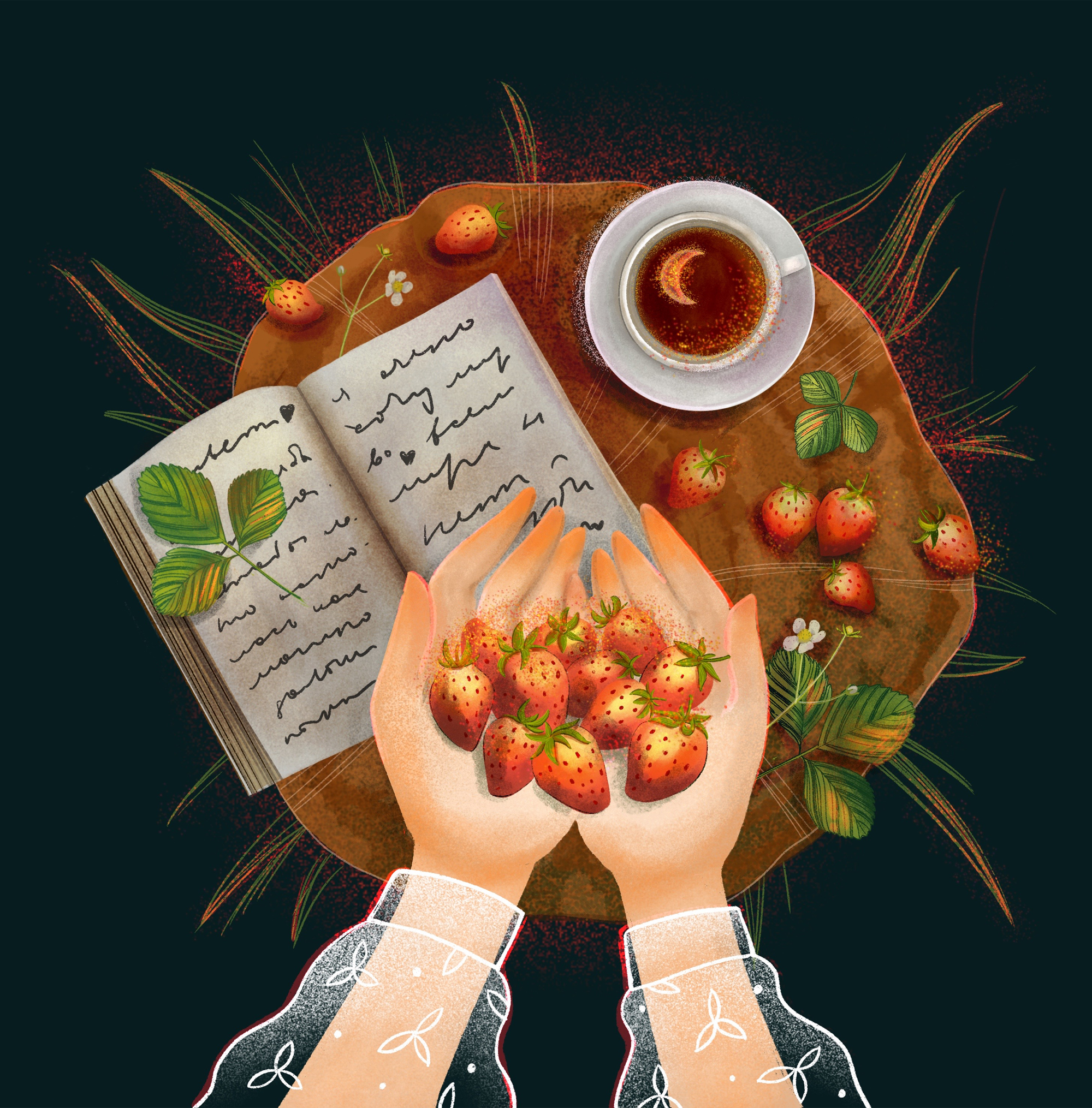 Illustrations for packages Summer tea — Изображение №6 — Брендинг, Графика на Dprofile