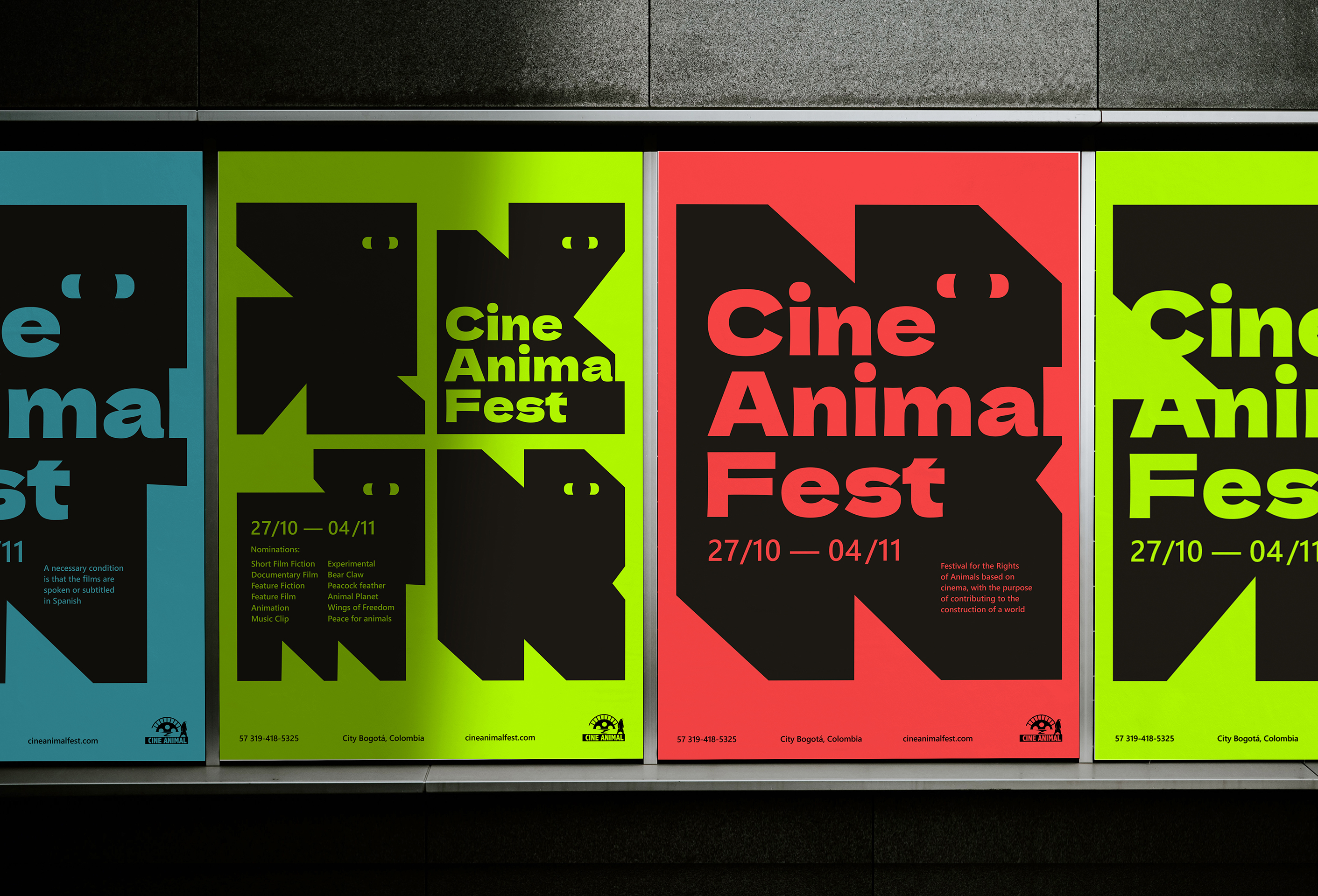 Cine Animal Fest — Изображение №7 — Брендинг, Графика на Dprofile
