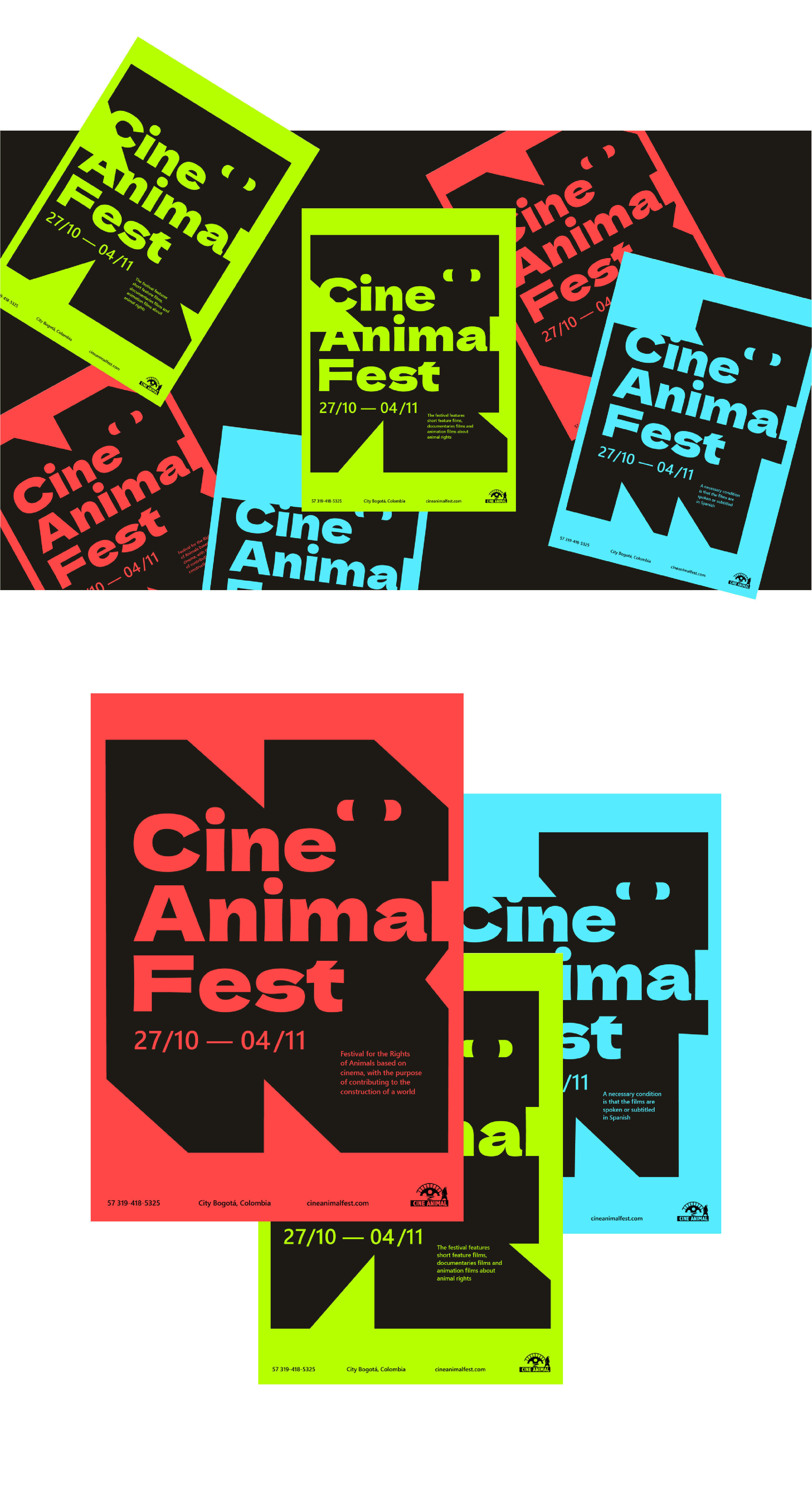 Cine Animal Fest — Изображение №3 — Брендинг, Графика на Dprofile