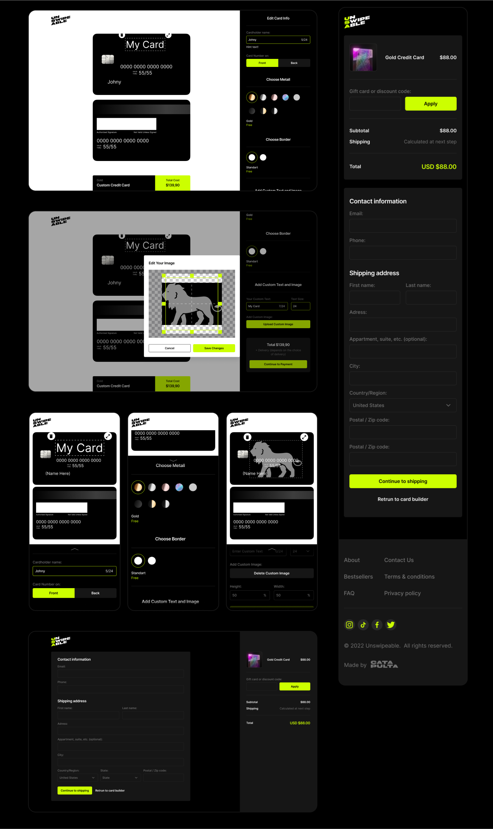Unswipeable — Изображение №9 — Интерфейсы, Брендинг на Dprofile