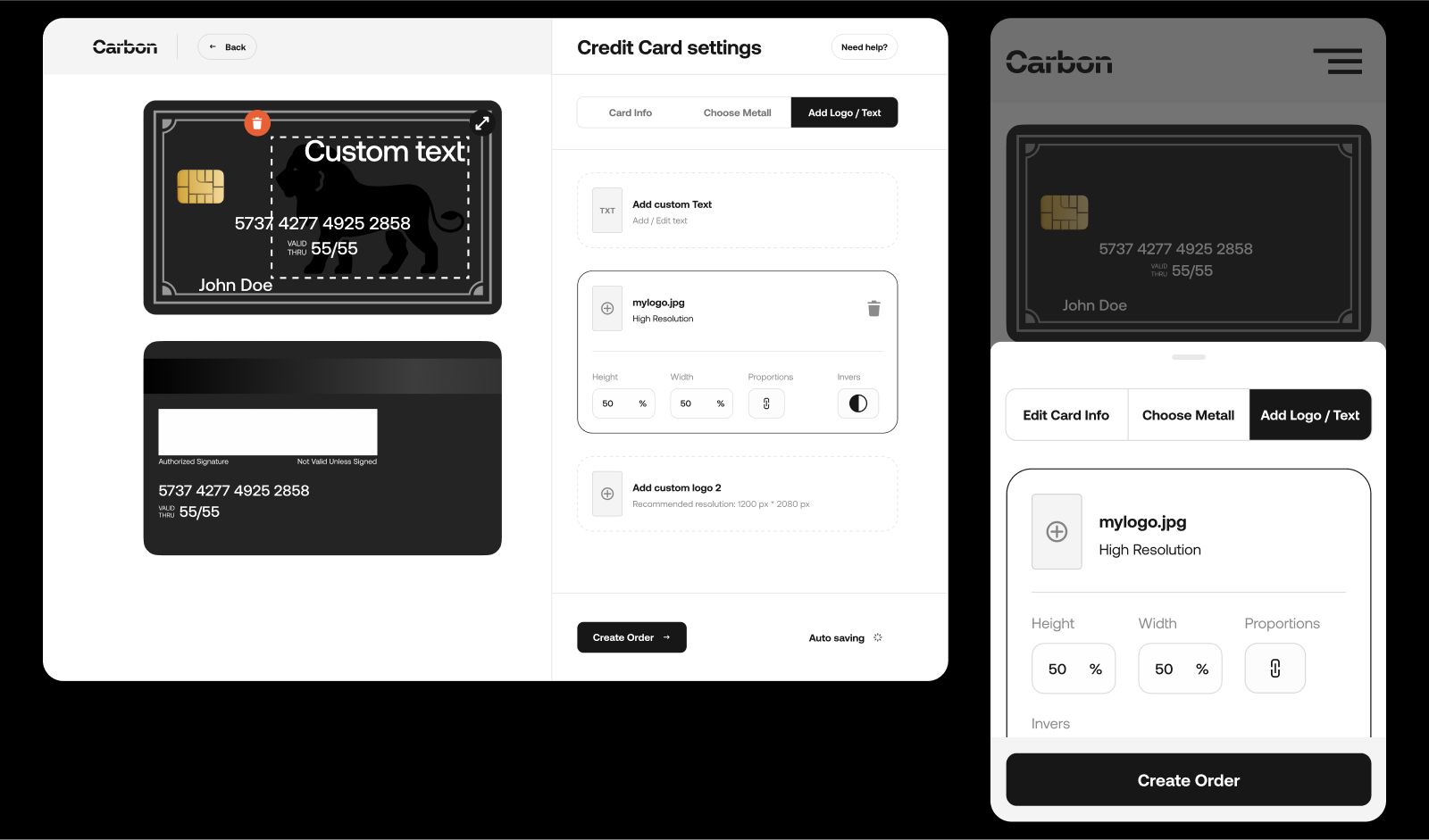 Carbon Co Skins | web & motion desing — Изображение №6 — Интерфейсы, Иллюстрация на Dprofile