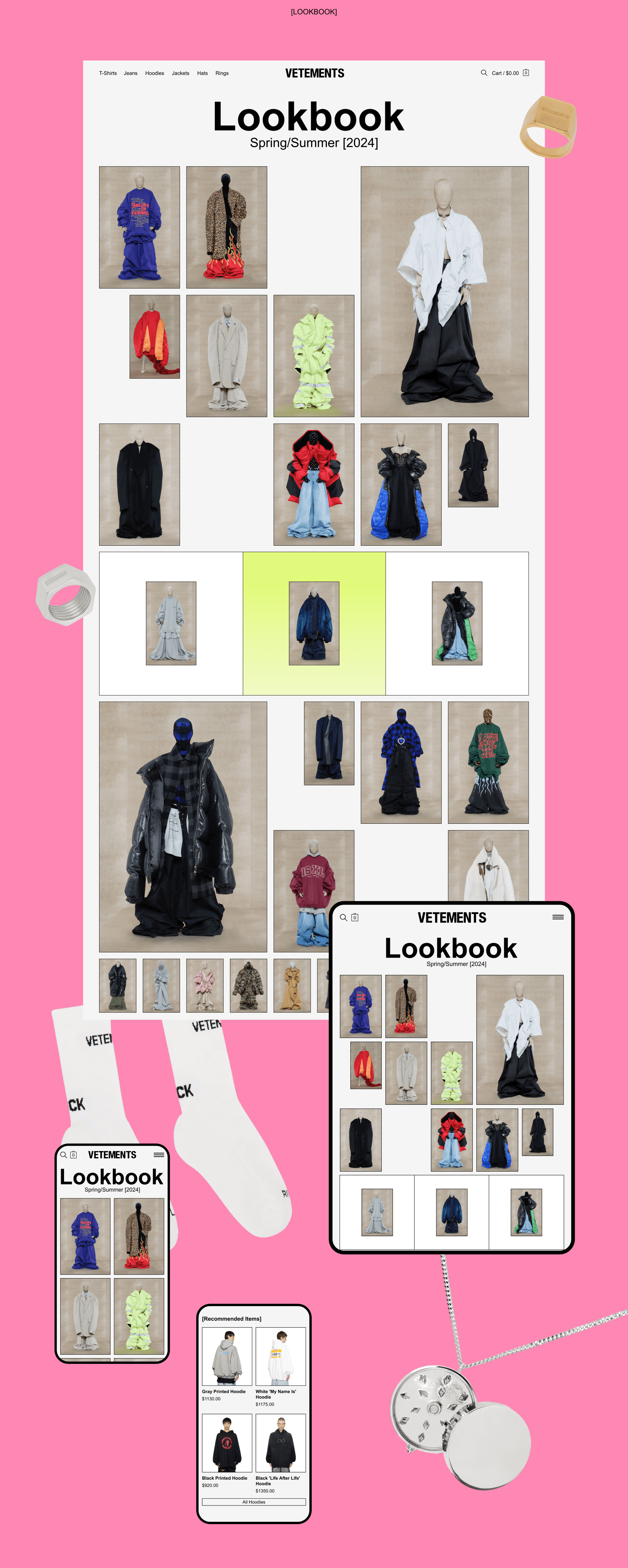 Vetements/ Online store / Redesign — Изображение №9 — Интерфейсы, 3D на Dprofile