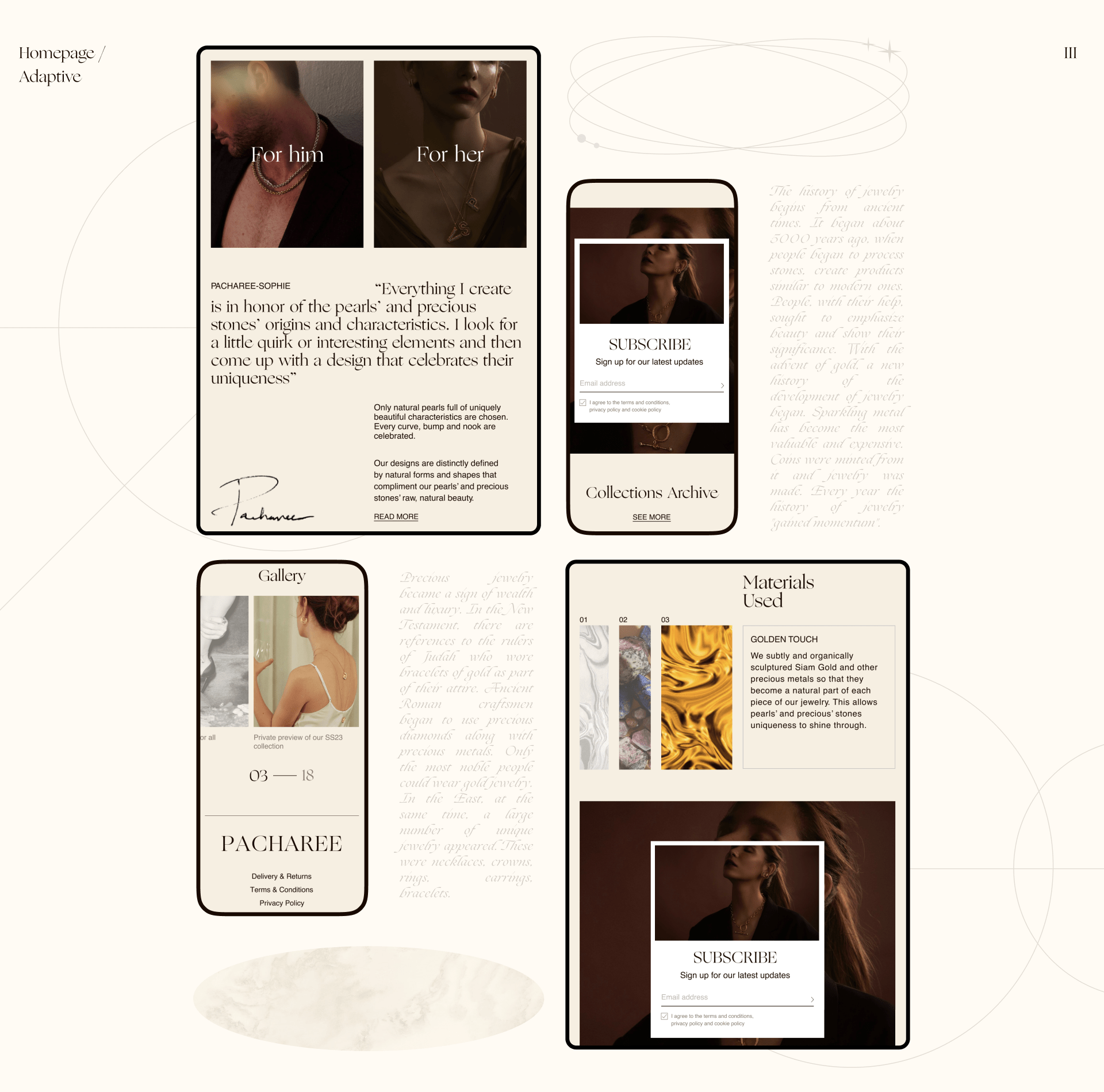 Pacharee ○ E-commerce Redesign Concept — Изображение №4 — Интерфейсы на Dprofile