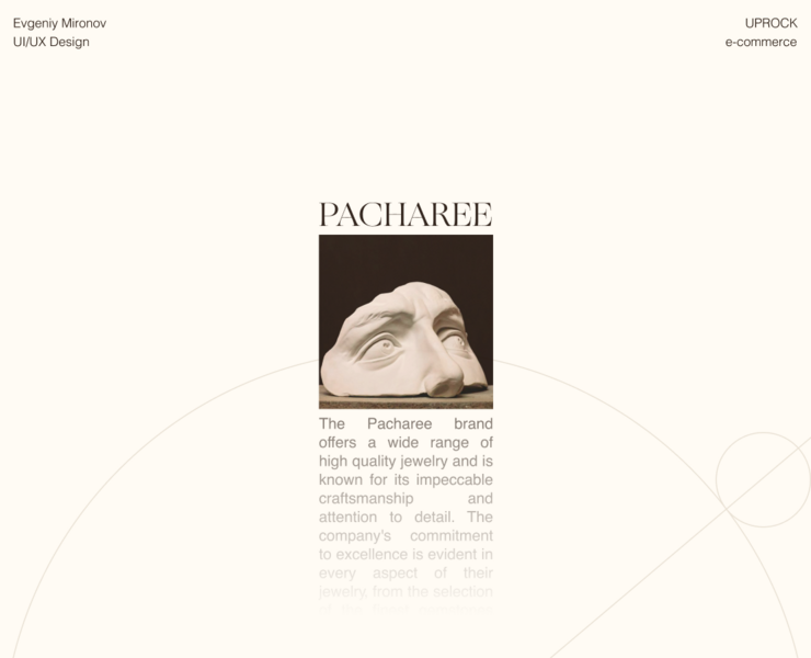 Pacharee ○ E-commerce Redesign Concept на Dprofile