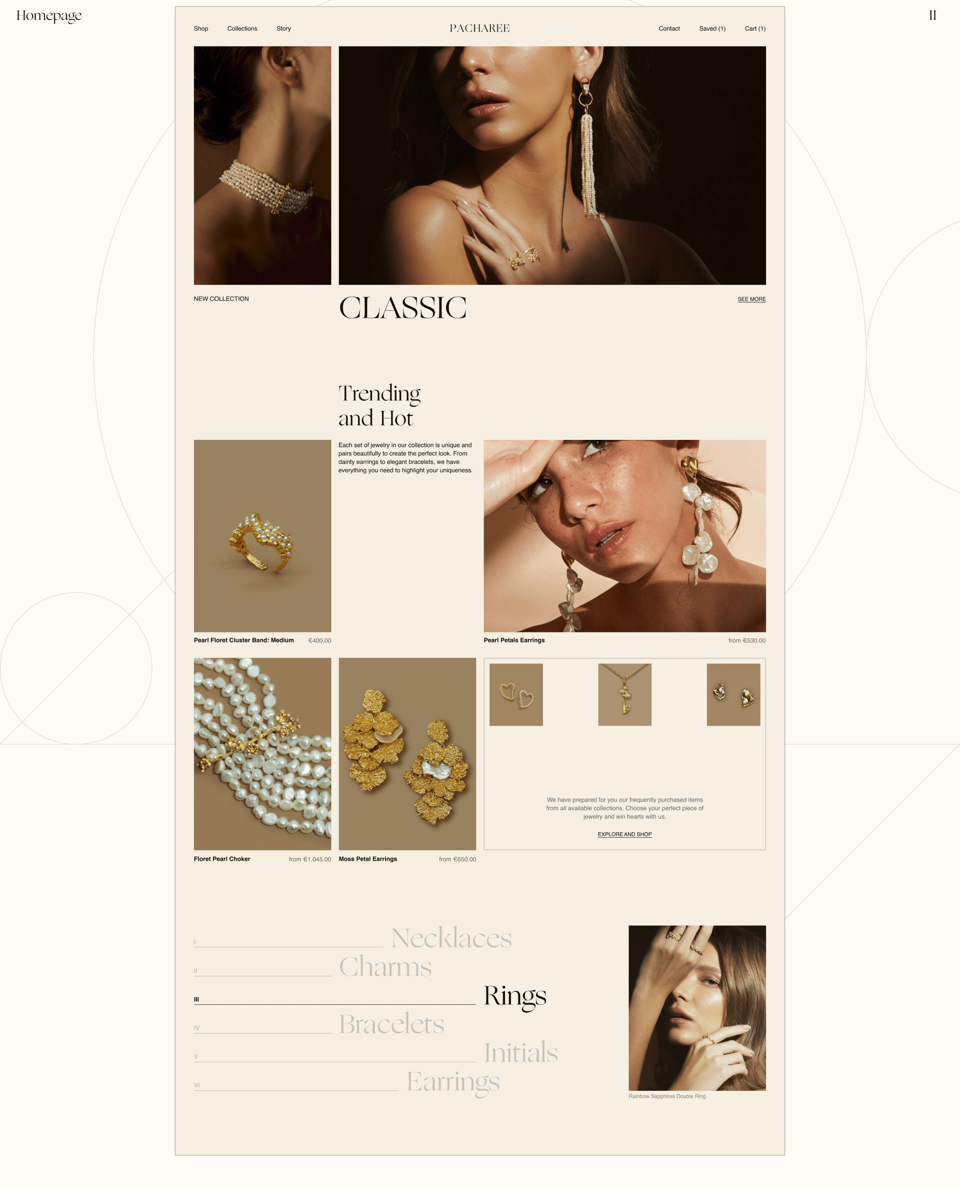 Pacharee ○ E-commerce Redesign Concept — Изображение №3 — Интерфейсы на Dprofile