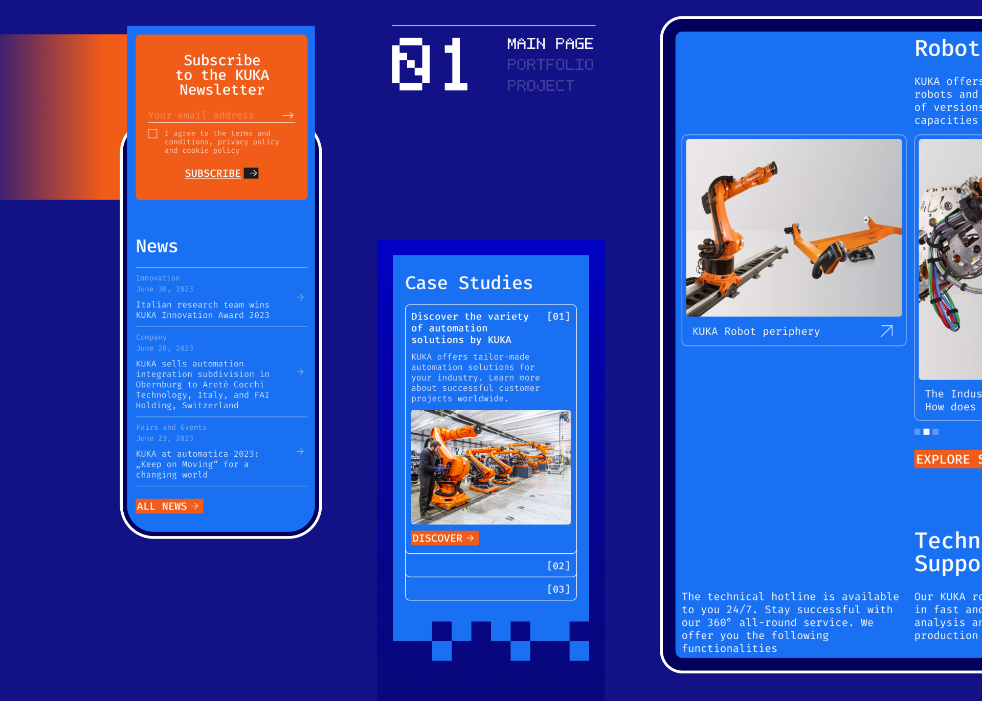 KUKA AG | Corporate redesign — Изображение №4 — Интерфейсы на Dprofile
